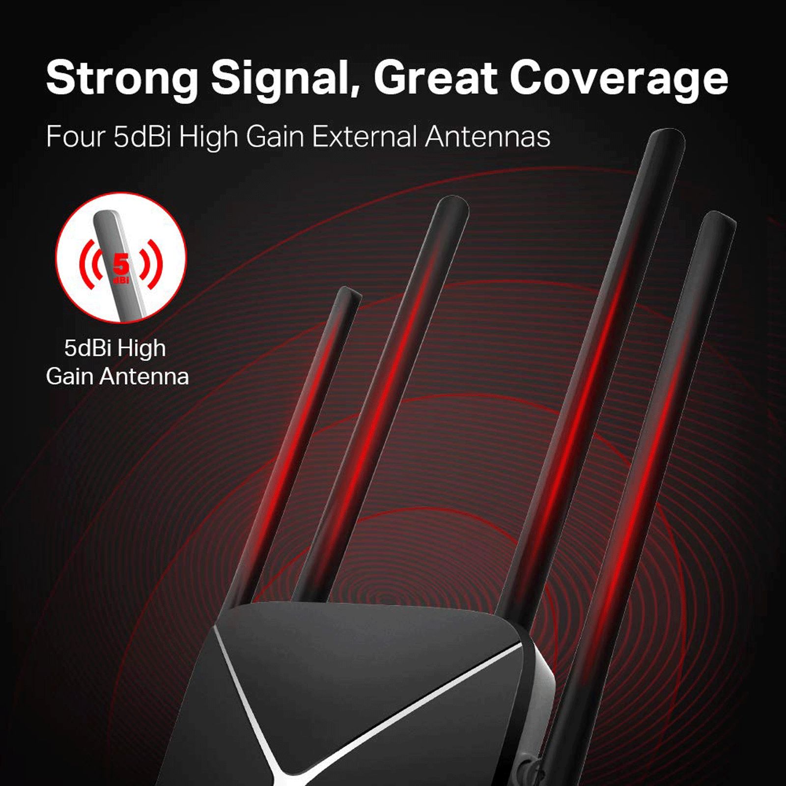 MERCUSYS AC Dual Band Wi-Fi 5 Router (4 Antennas, 3 LAN Ports, SU-MIMO, MU-MIMO, Black)_7