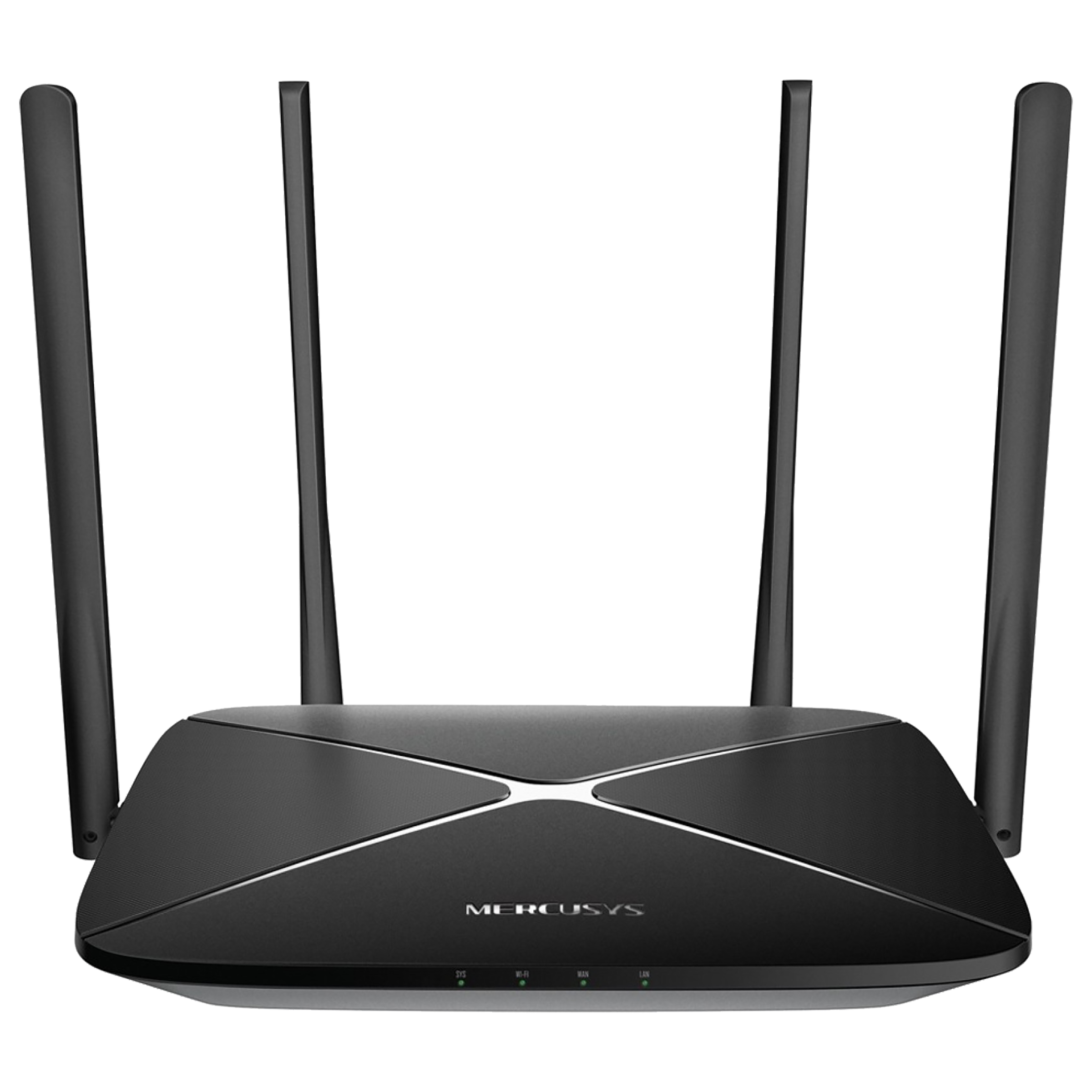 MERCUSYS AC Dual Band Wi-Fi 5 Router (4 Antennas, 3 LAN Ports, SU-MIMO, MU-MIMO, Black)_1