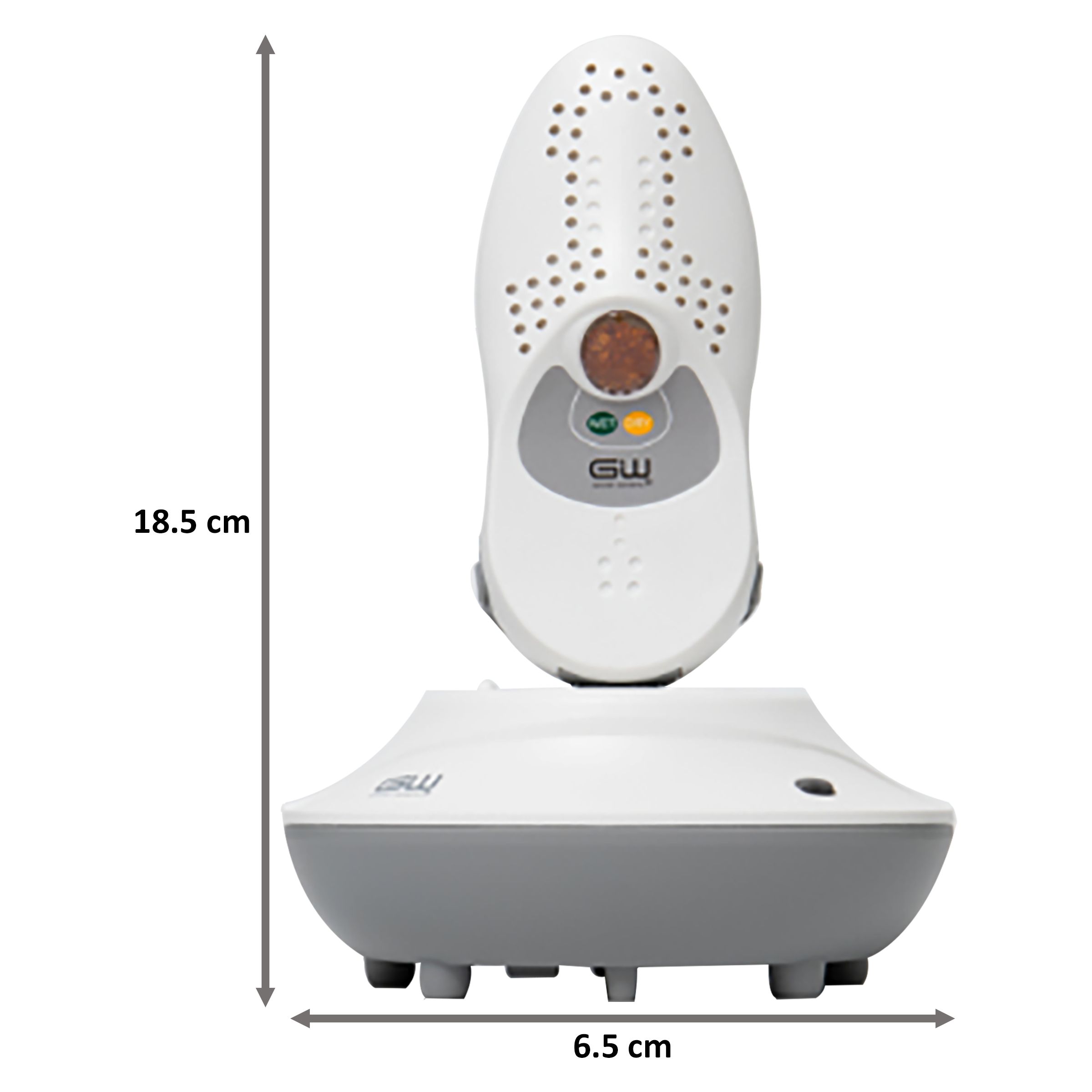 Origin OMS1 Shoe Rack Dehumidifier with Recharging Base (Compact & Cute Design, White)_2