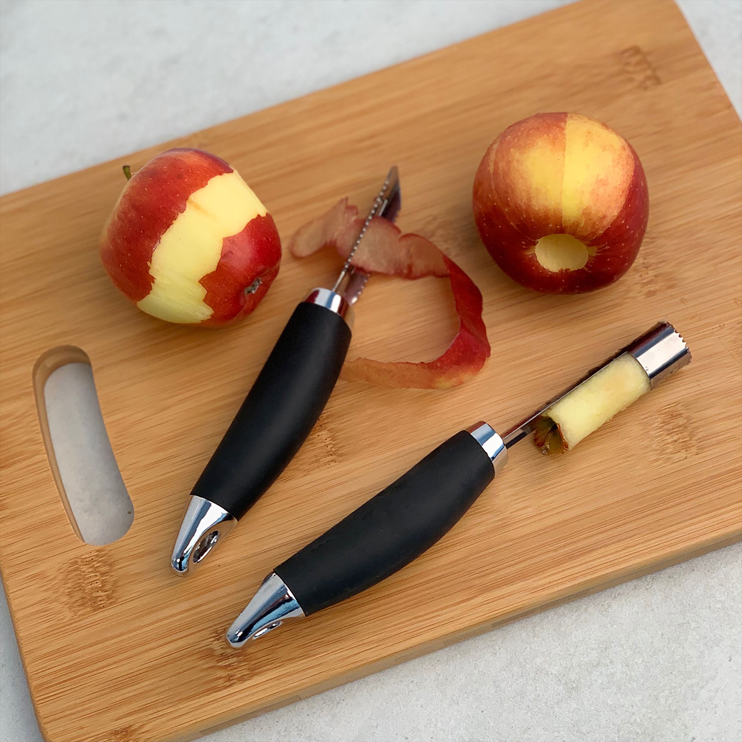 Sabichi Peeler (Easy Grip Handle, Black)_3