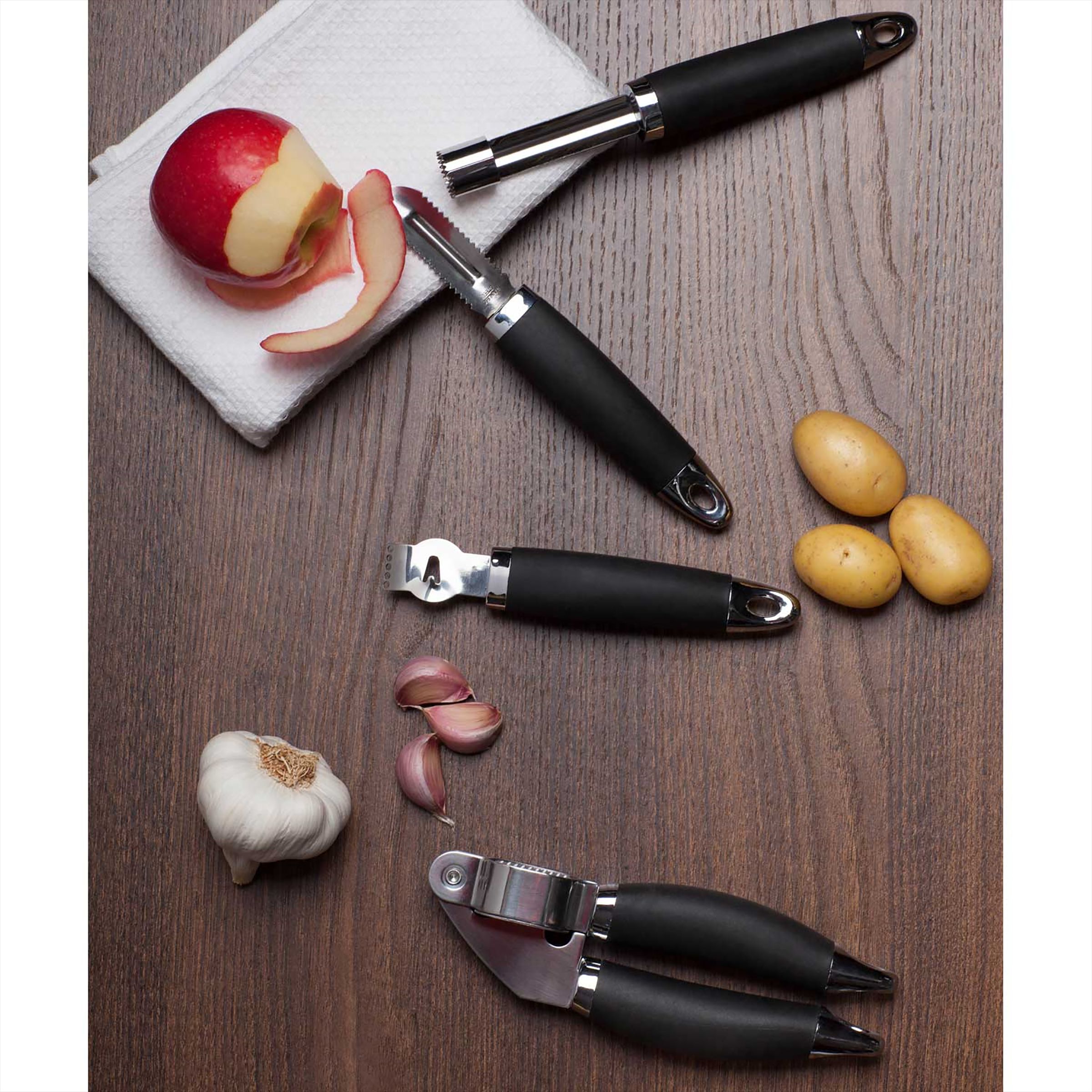 Sabichi Peeler (Easy Grip Handle, Black)_4