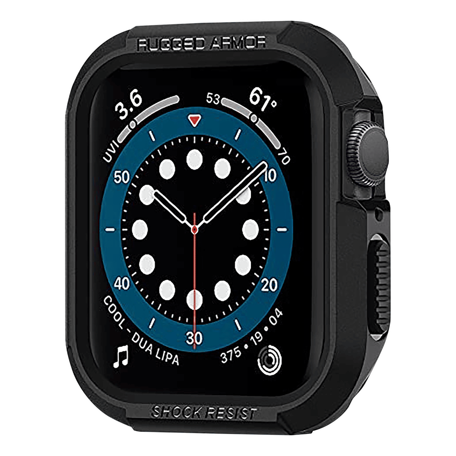 spigen Rugged Armor TPU Case for Apple Watch Series 9, 8, SE2, 7, 6, SE, 5, 4 (41mm / 40mm) (Raised Bezels, Matte Black) spigen Rugged Armor TPU Case for Apple Watch Series 9, 8, SE2, 7, 6, SE, 5, 4 (41mm / 40mm) (Raised Bezels, Matte Black)_1