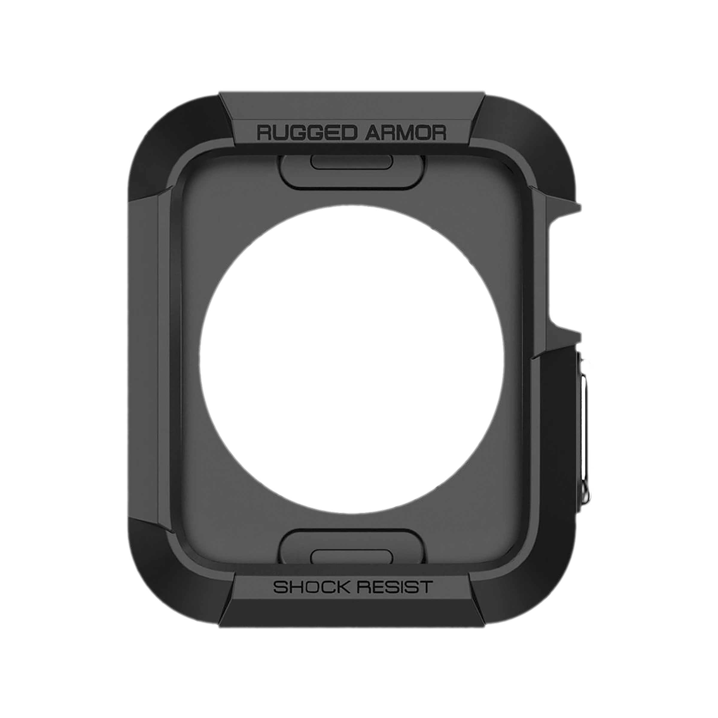 Spigen Rugged Armor TPU Case for Apple Watch Series 3, 2 & 1 (38mm) (Scratches & Bumps Protection, Black)_7
