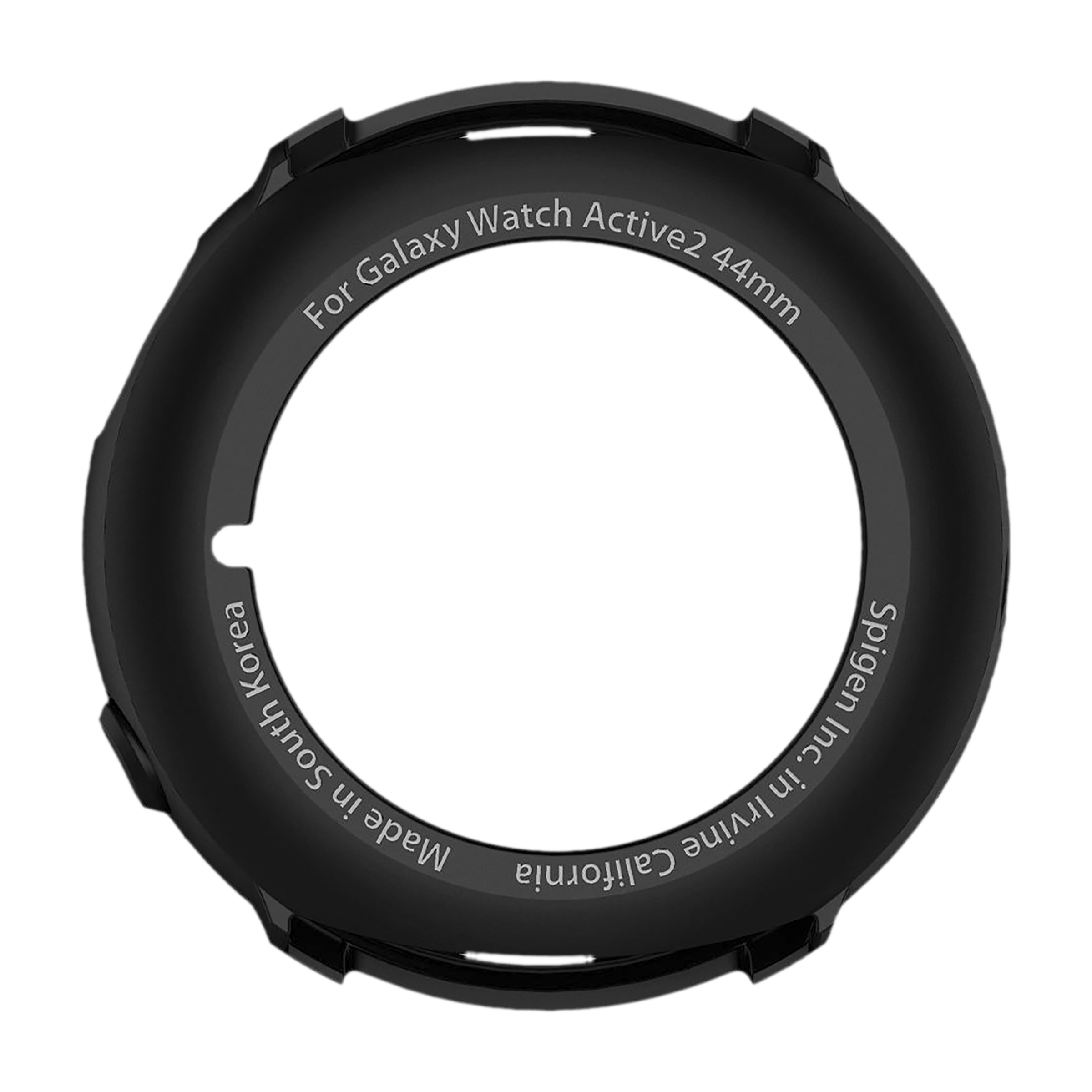 Spigen Liquid Air TPU Case for SAMSUNG Galaxy Watch Active 2 (44mm) (Shock-Absorbent Layer, Matte Black)_6