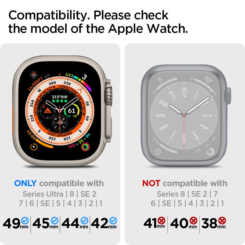 Spigen Silicone Band for Apple Watch Series Ultra, SE 2, SE, 8, 7, 6, 5, 4, 3, 2 & 1 (49mm / 45mm / 44mm / 42mm) (Adjustable Length, Rose Gold) Spigen Silicone Band for Apple Watch Series Ultra, SE 2, SE, 8, 7, 6, 5, 4, 3, 2 & 1 (49mm / 45mm / 44mm / 42mm) (Adjustable Length, Rose Gold)_4