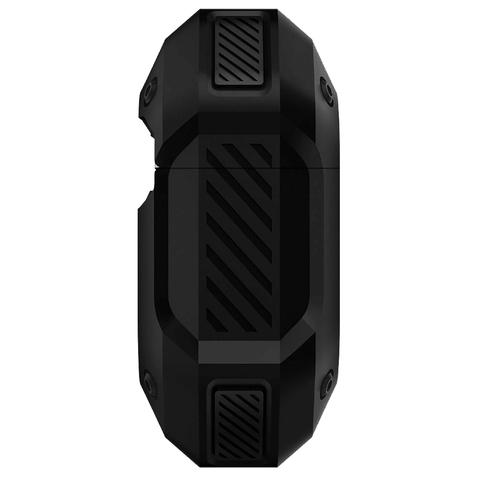 spigen Tough Armor Silicone Full Cover Case For AirPods Pro (Key Ring For Easy Portability, ASD00537, Black) spigen Tough Armor Silicone Full Cover Case For AirPods Pro (Key Ring For Easy Portability, ASD00537, Black)_3