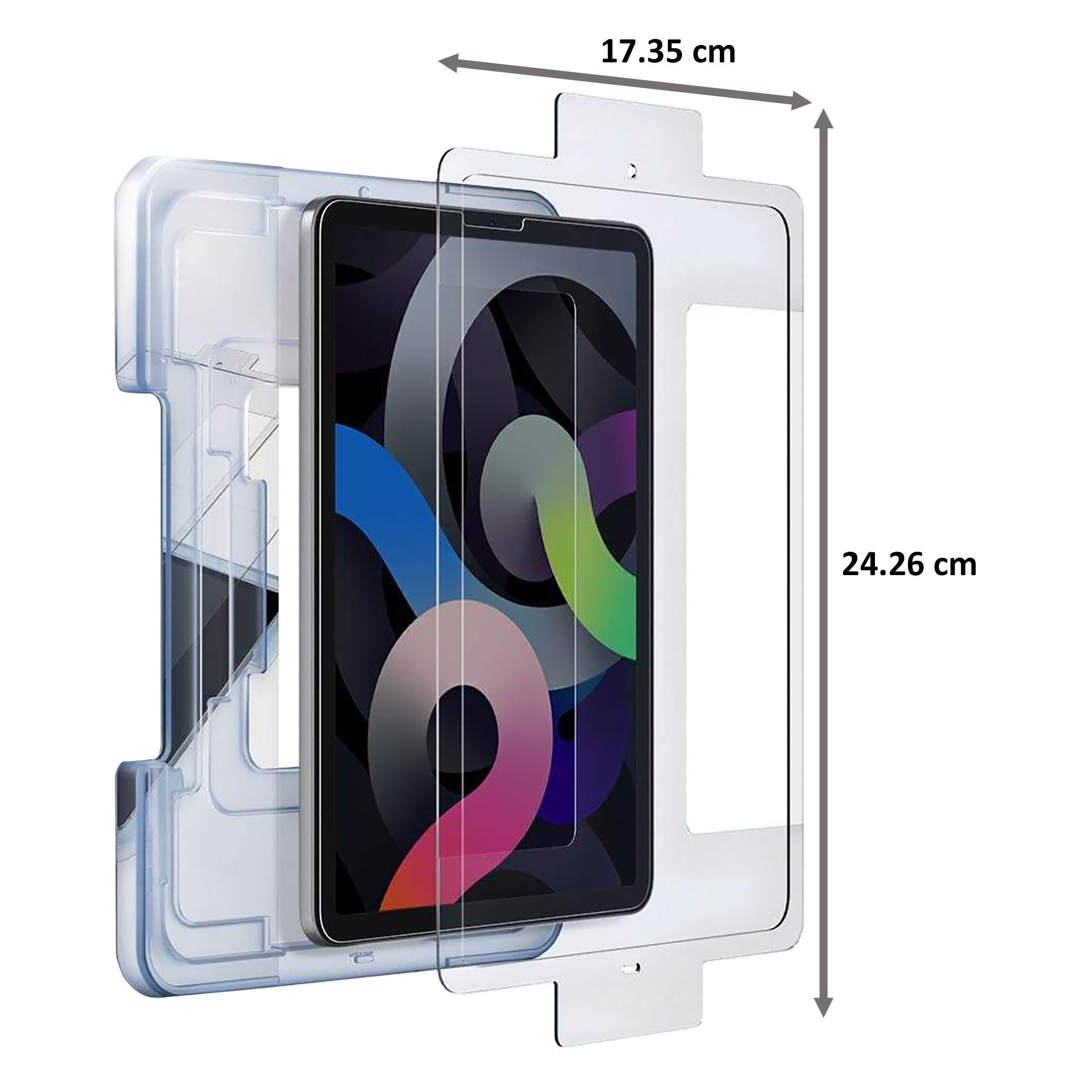 spigen GLAS.tR EZ FIT Screen Protector For Apple iPad Air 10.9" (2021/2020) (Oleophobic Coating, AGL02065, Transparent) spigen GLAS.tR EZ FIT Screen Protector For Apple iPad Air 10.9" (2021/2020) (Oleophobic Coating, AGL02065, Transparent)_2