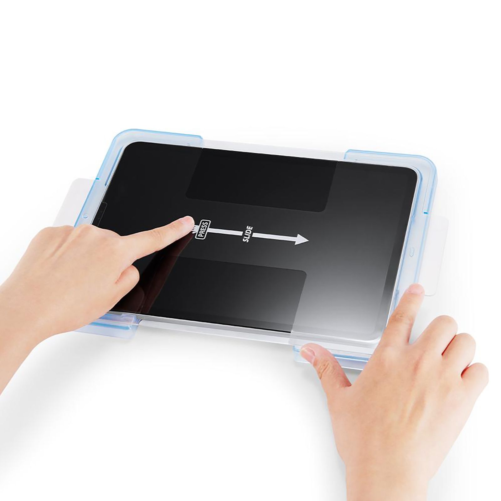 spigen GLAS.tR EZ FIT Screen Protector For Apple iPad Air 10.9" (2021/2020) (Oleophobic Coating, AGL02065, Transparent) spigen GLAS.tR EZ FIT Screen Protector For Apple iPad Air 10.9" (2021/2020) (Oleophobic Coating, AGL02065, Transparent)_6