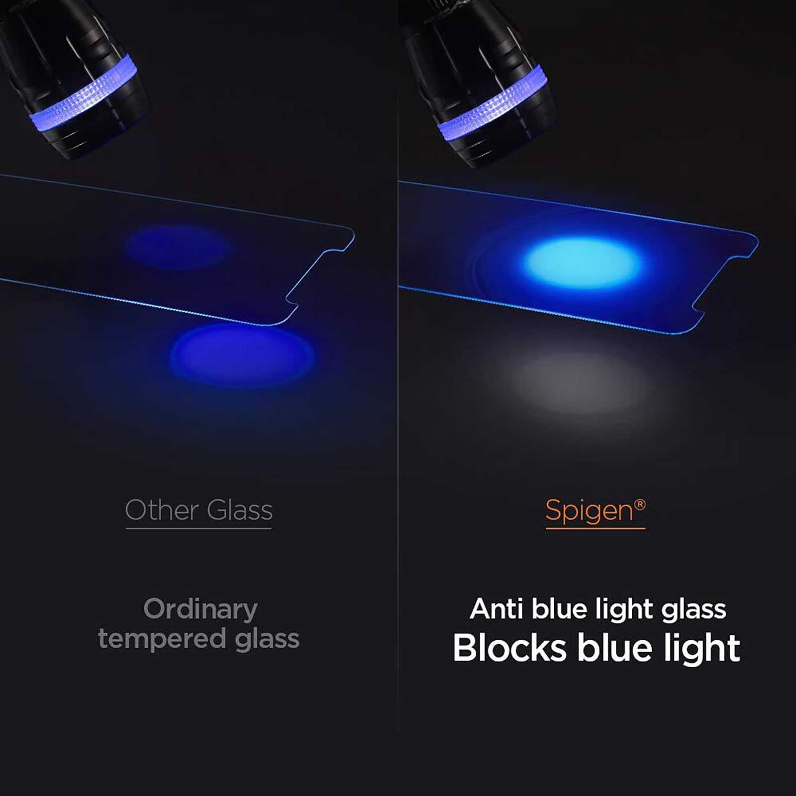 spigen GlastR EZ Fit Tempered Glass for Apple iPhone 12 Pro Max (Anti Blue Light Technology) spigen GlastR EZ Fit Tempered Glass for Apple iPhone 12 Pro Max (Anti Blue Light Technology)_5