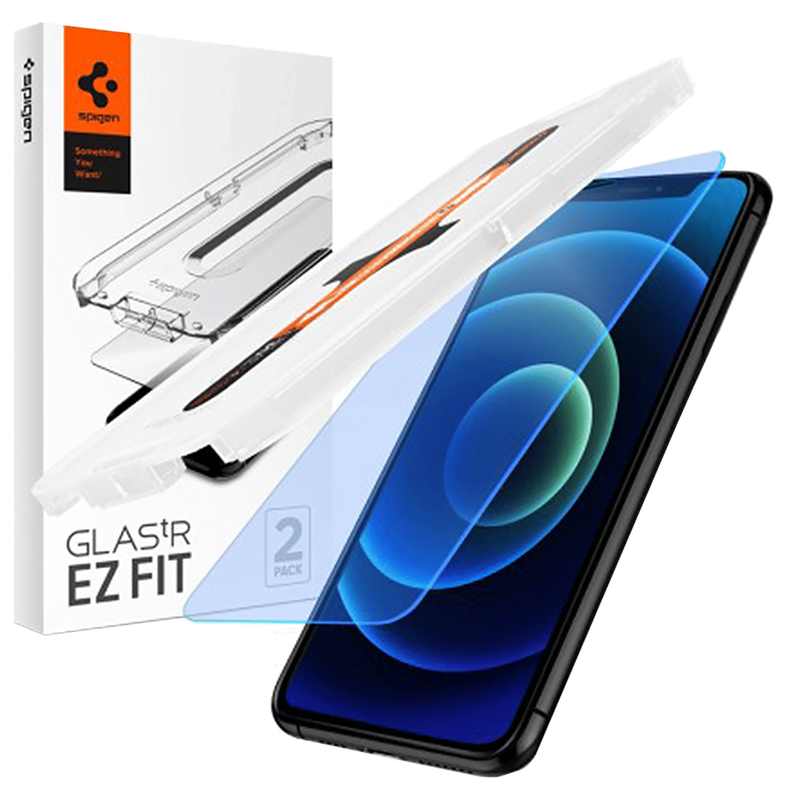 spigen GlastR EZ Fit Tempered Glass for Apple iPhone 12 Pro Max (Anti Blue Light Technology) spigen GlastR EZ Fit Tempered Glass for Apple iPhone 12 Pro Max (Anti Blue Light Technology)_1