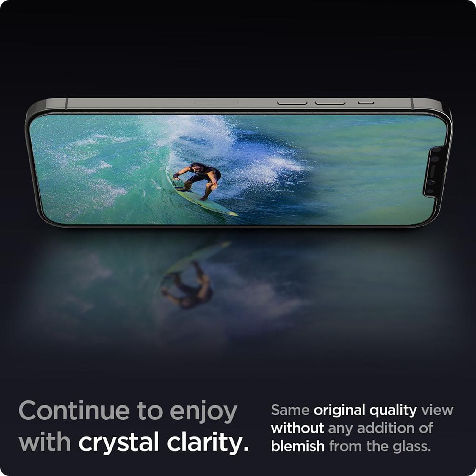 spigen GlastR EZ Fit Tempered Glass for Apple iPhone 12, 12 Pro (Oleophobic Coating) spigen GlastR EZ Fit Tempered Glass for Apple iPhone 12, 12 Pro (Oleophobic Coating)_4