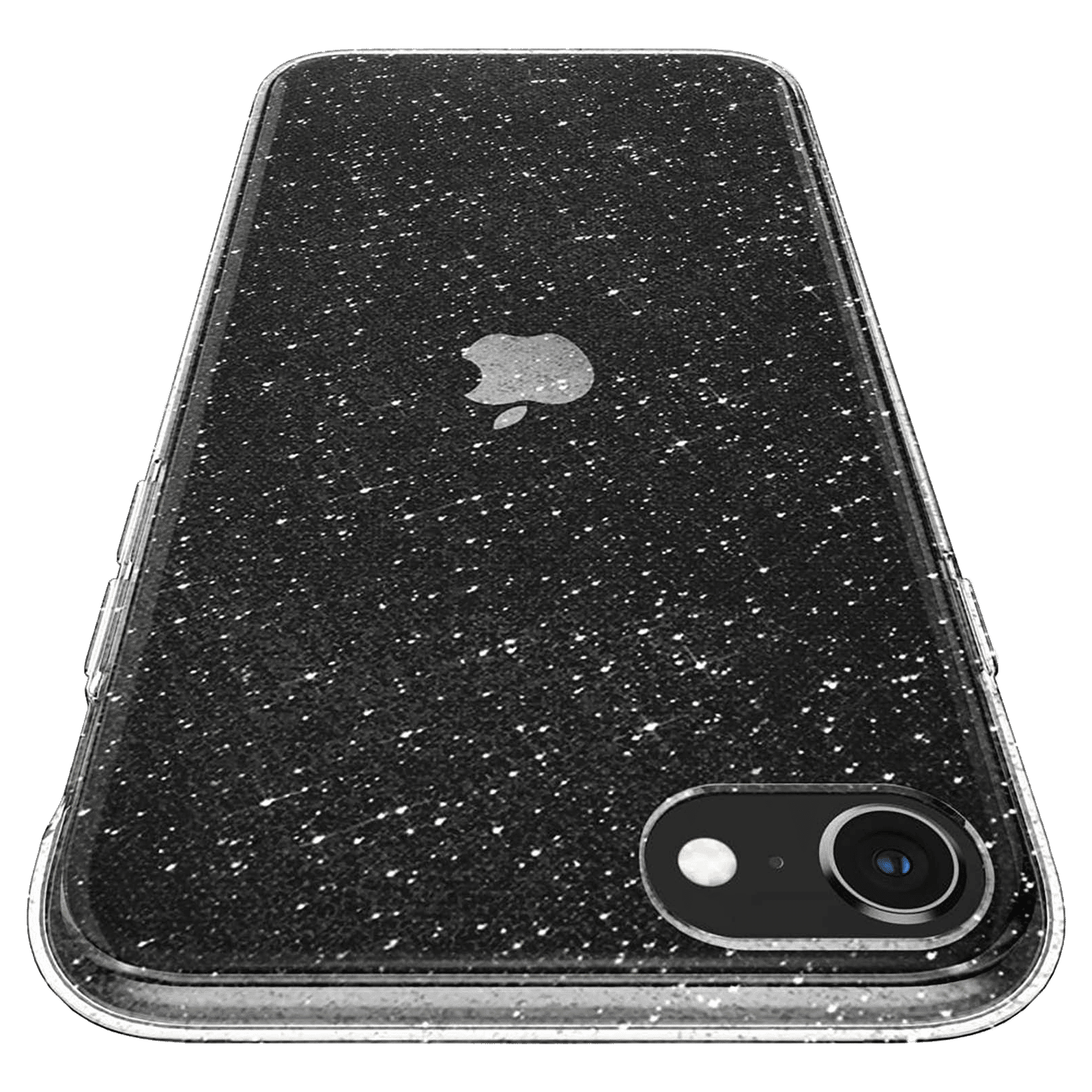 Spigen Liquid Crystal Glitter TPU Back Cover For iPhone SE (2020 & 2022), 8, 7 (Raised Edges for Added Protection, Crystal Quartz)_7