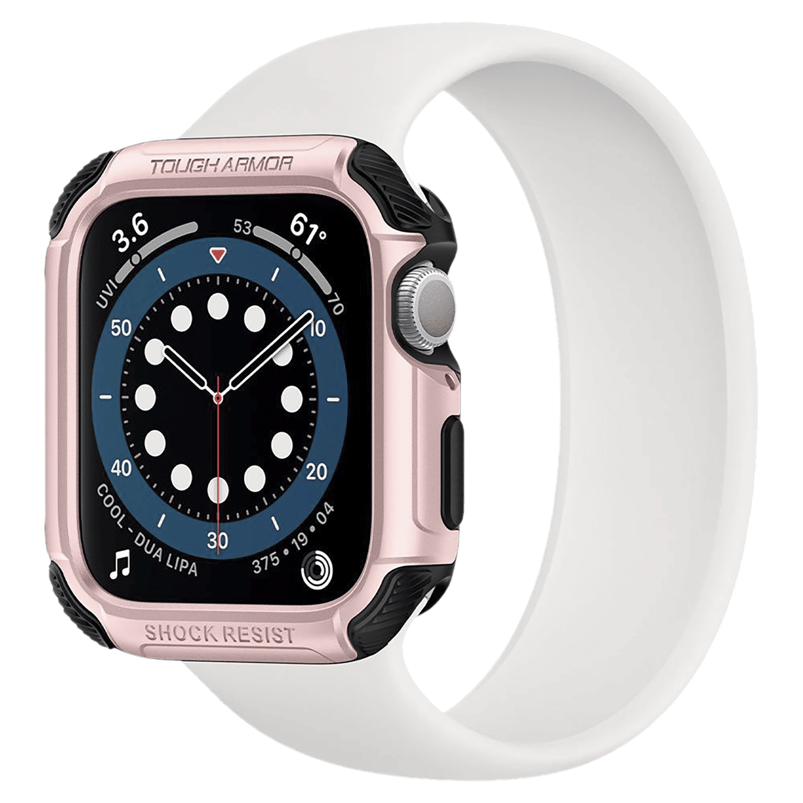 spigen Tough Armor TPU Case for Apple Watch 9, 8, 7 (45mm) (Raised Bezels, Rose Gold) spigen Tough Armor TPU Case for Apple Watch 9, 8, 7 (45mm) (Raised Bezels, Rose Gold)_8