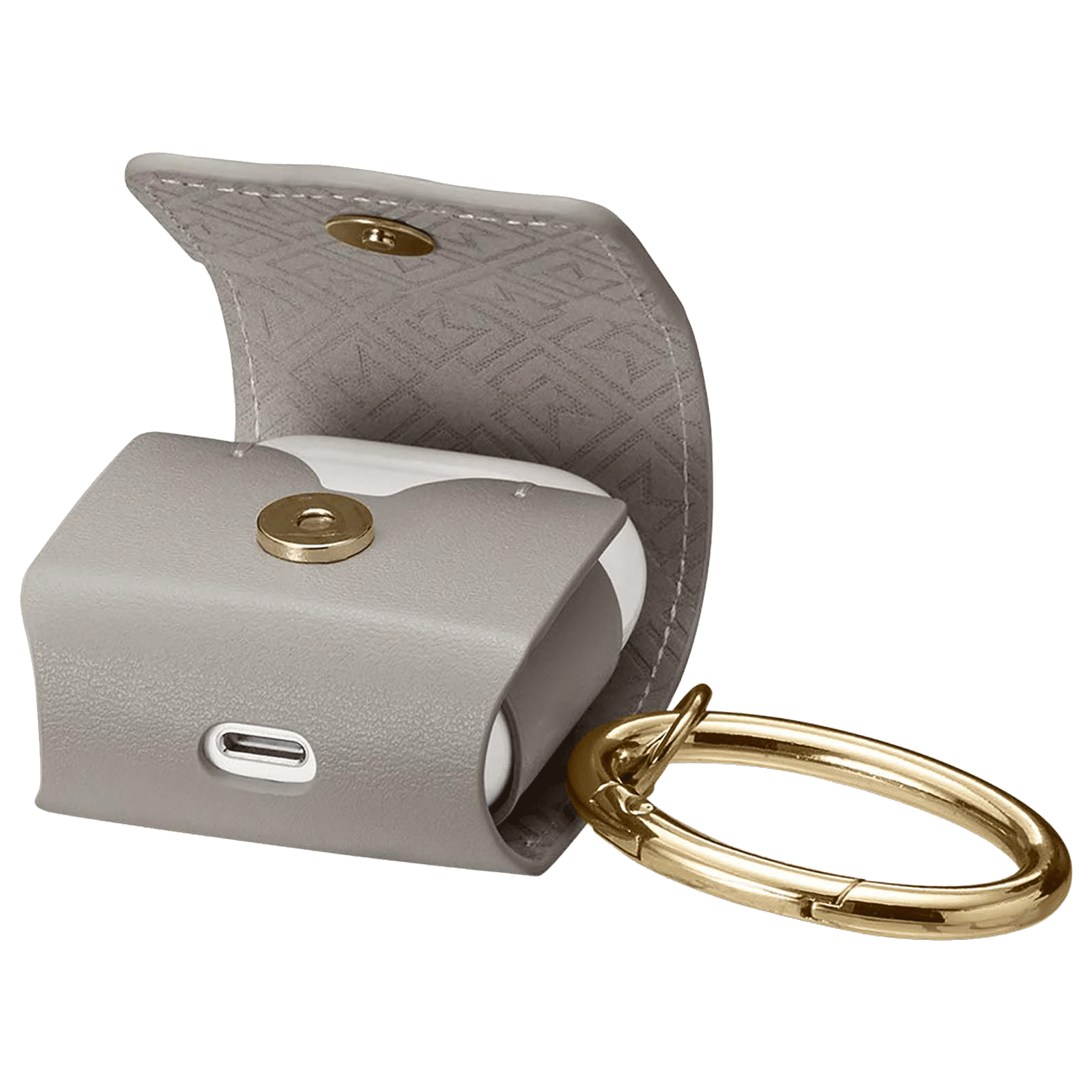 spigen La Manon Full Cover Case (For Airpods 1/Airpods 2, 074CS26376, Light Grey) spigen La Manon Full Cover Case (For Airpods 1/Airpods 2, 074CS26376, Light Grey)_5