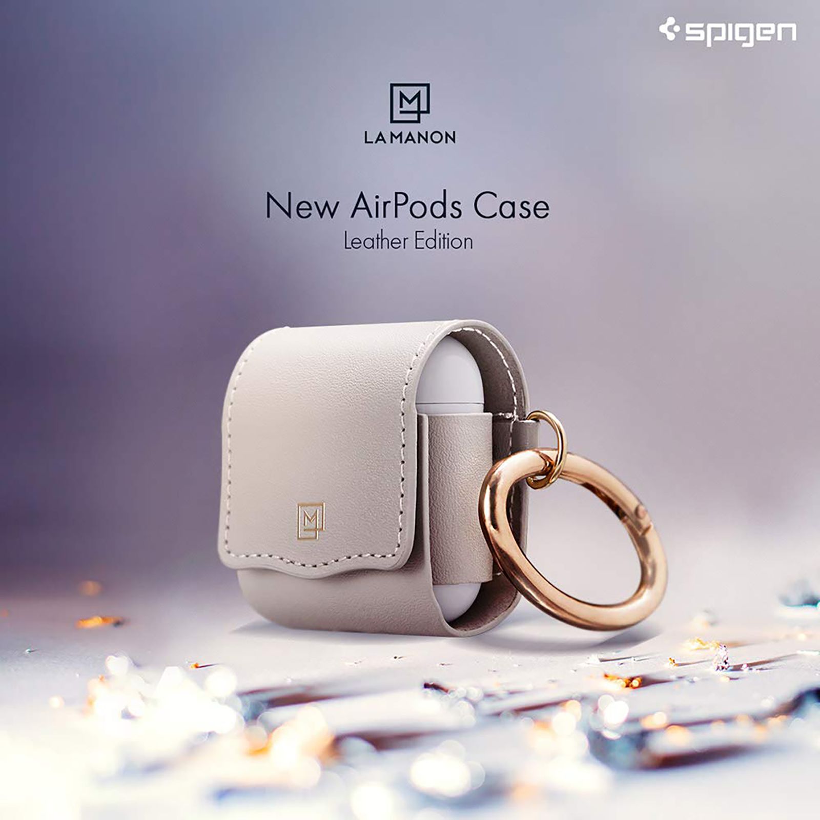 spigen La Manon Full Cover Case (For Airpods 1/Airpods 2, 074CS26377, Pale Pink)_8