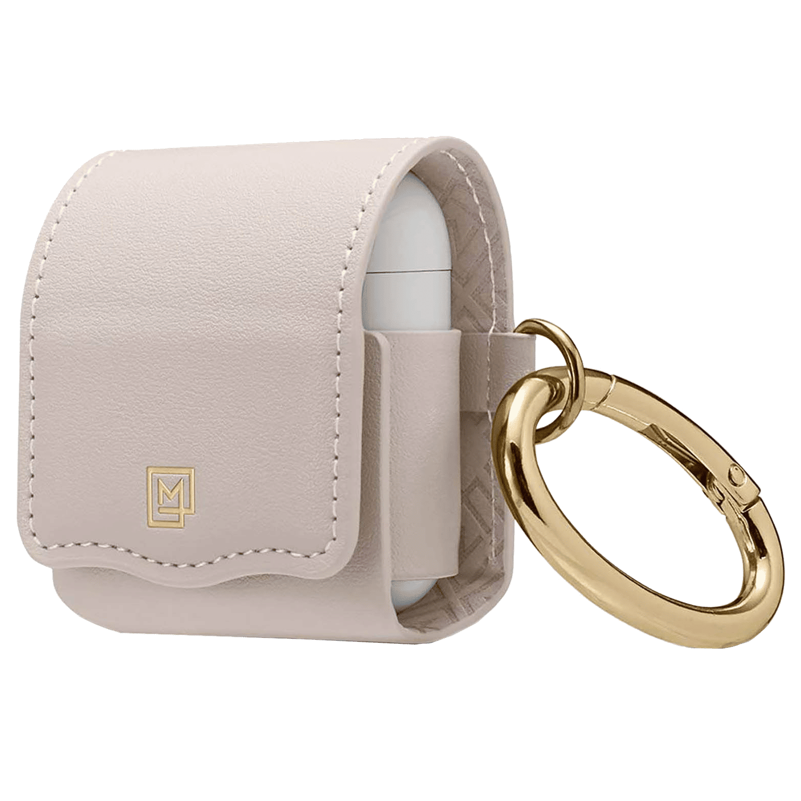 spigen La Manon Full Cover Case (For Airpods 1/Airpods 2, 074CS26377, Pale Pink)_1