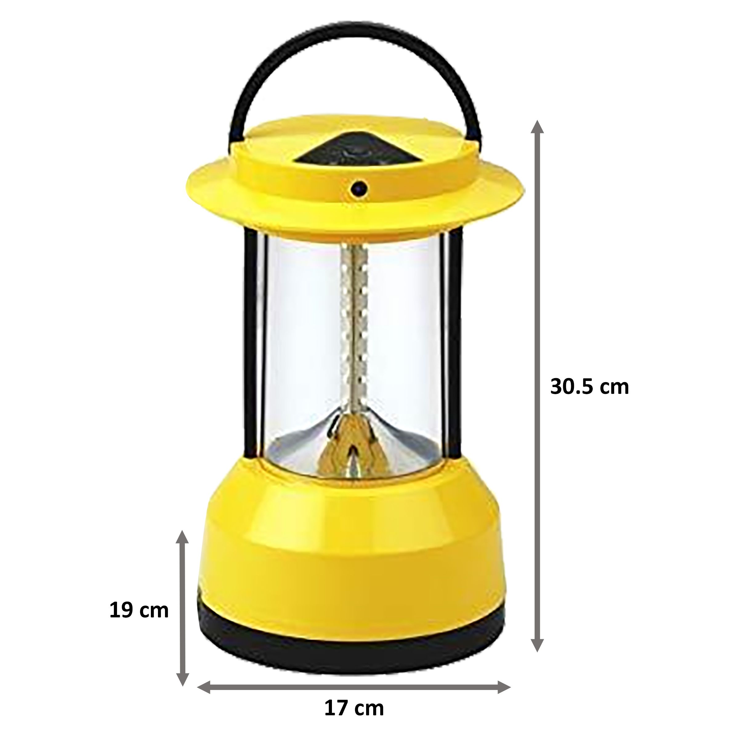 Rico 3 Watts Solar Lantern LED With Solar Panel (Rechargeable Solar LED Lantern, SL1528, Yellow)_2