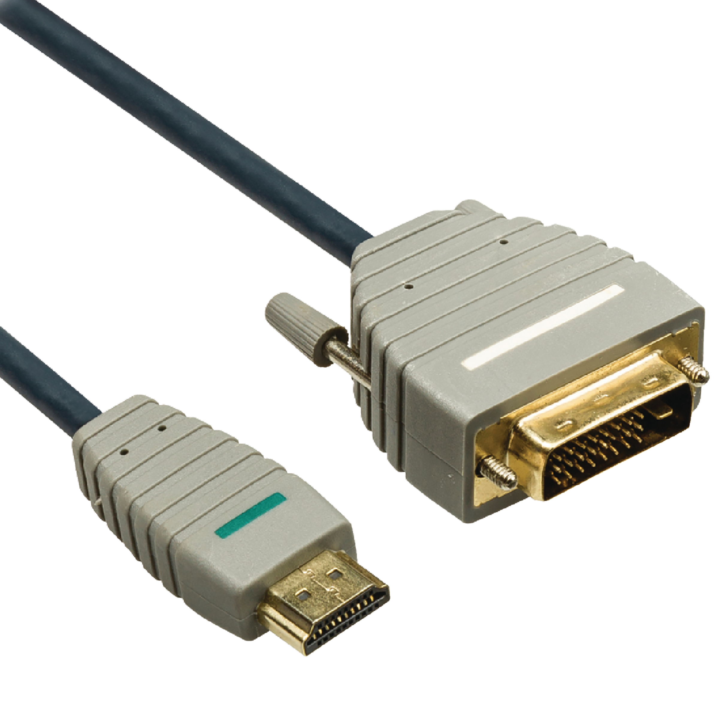Bandridge BVL1105 5 Meter HDMI to DVI-D 24+1-Pin Audio & Video HDMI Cable/DVI Cable (Round Cable Design, Blue) Bandridge BVL1105 5 Meter HDMI to DVI-D 24+1-Pin Audio & Video HDMI Cable/DVI Cable (Round Cable Design, Blue)_5