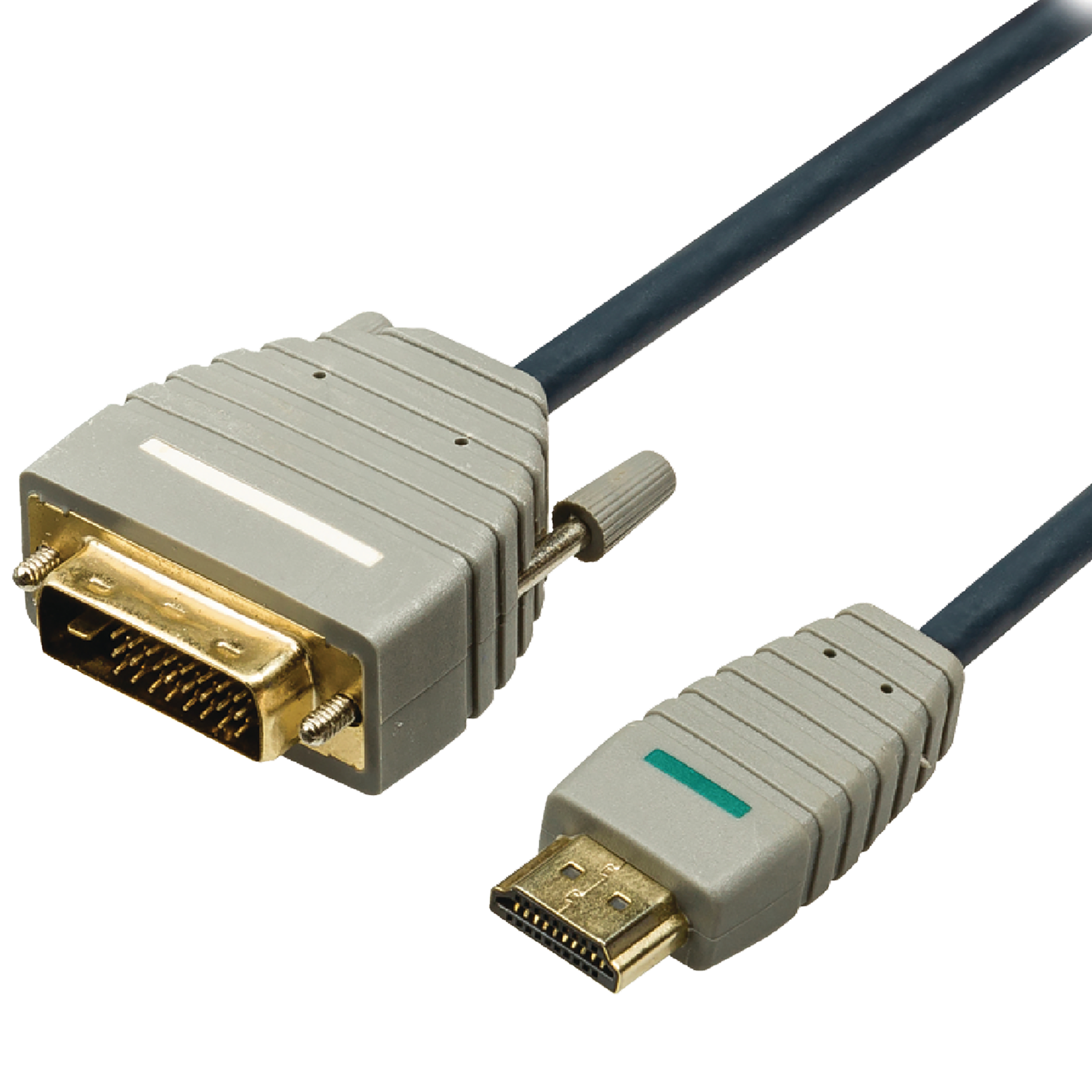 Bandridge BVL1105 5 Meter HDMI to DVI-D 24+1-Pin Audio & Video HDMI Cable/DVI Cable (Round Cable Design, Blue) Bandridge BVL1105 5 Meter HDMI to DVI-D 24+1-Pin Audio & Video HDMI Cable/DVI Cable (Round Cable Design, Blue)_6