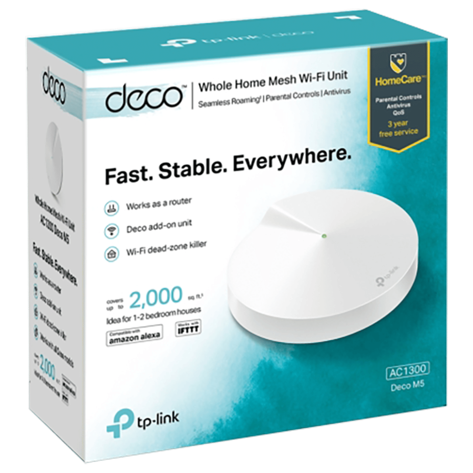 tp-link Deco M5 (1-pack) Dual Band Pack of 1 Wi-Fi Home Mesh System (Deco Mesh Technology, 150502975, White) tp-link Deco M5 (1-pack) Dual Band Pack of 1 Wi-Fi Home Mesh System (Deco Mesh Technology, 150502975, White)_5