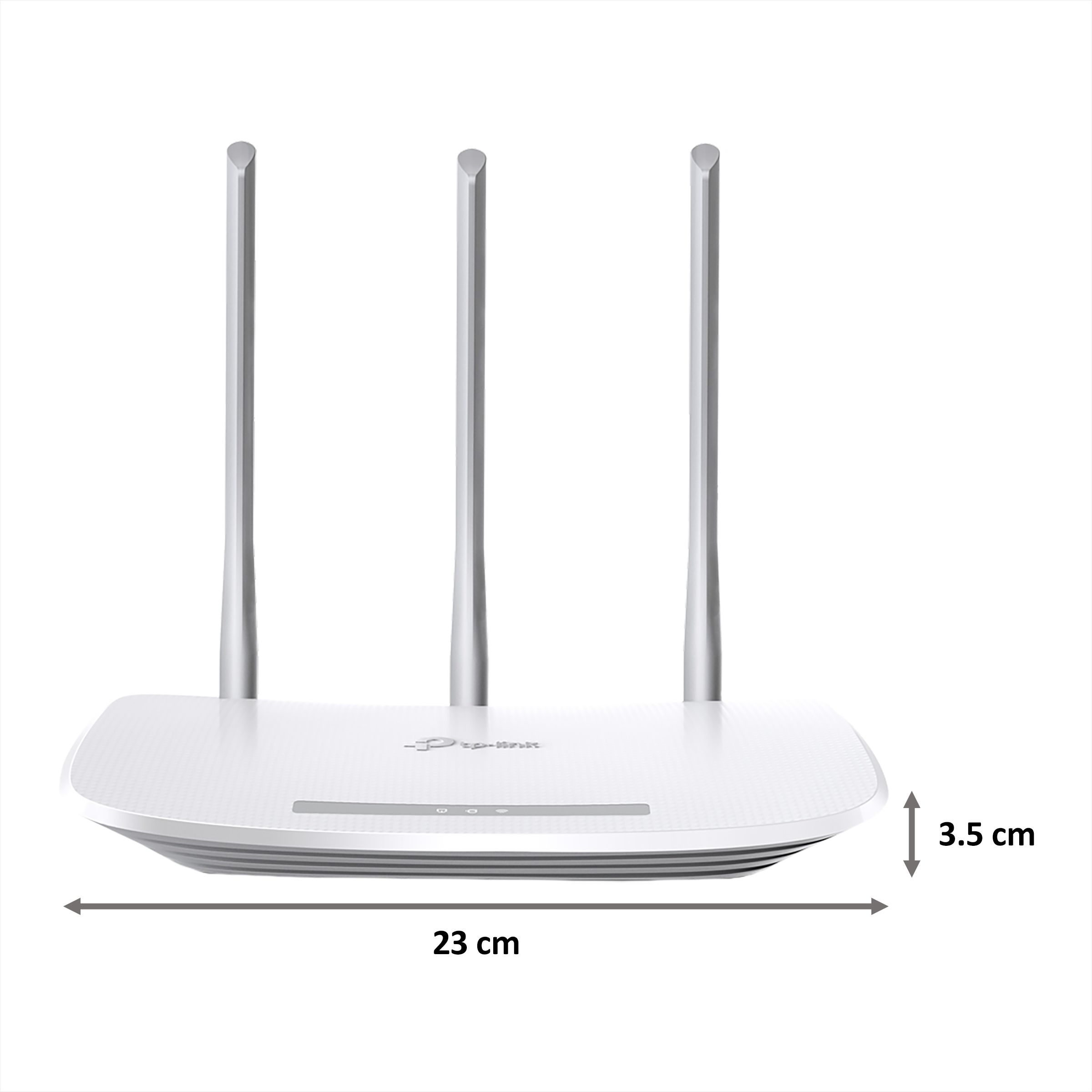 Tp-Link TL-WR845N Single Band WiFi 4 Router (3 Antennas, 5 LAN Ports, 2×2 MIMO, White)_2