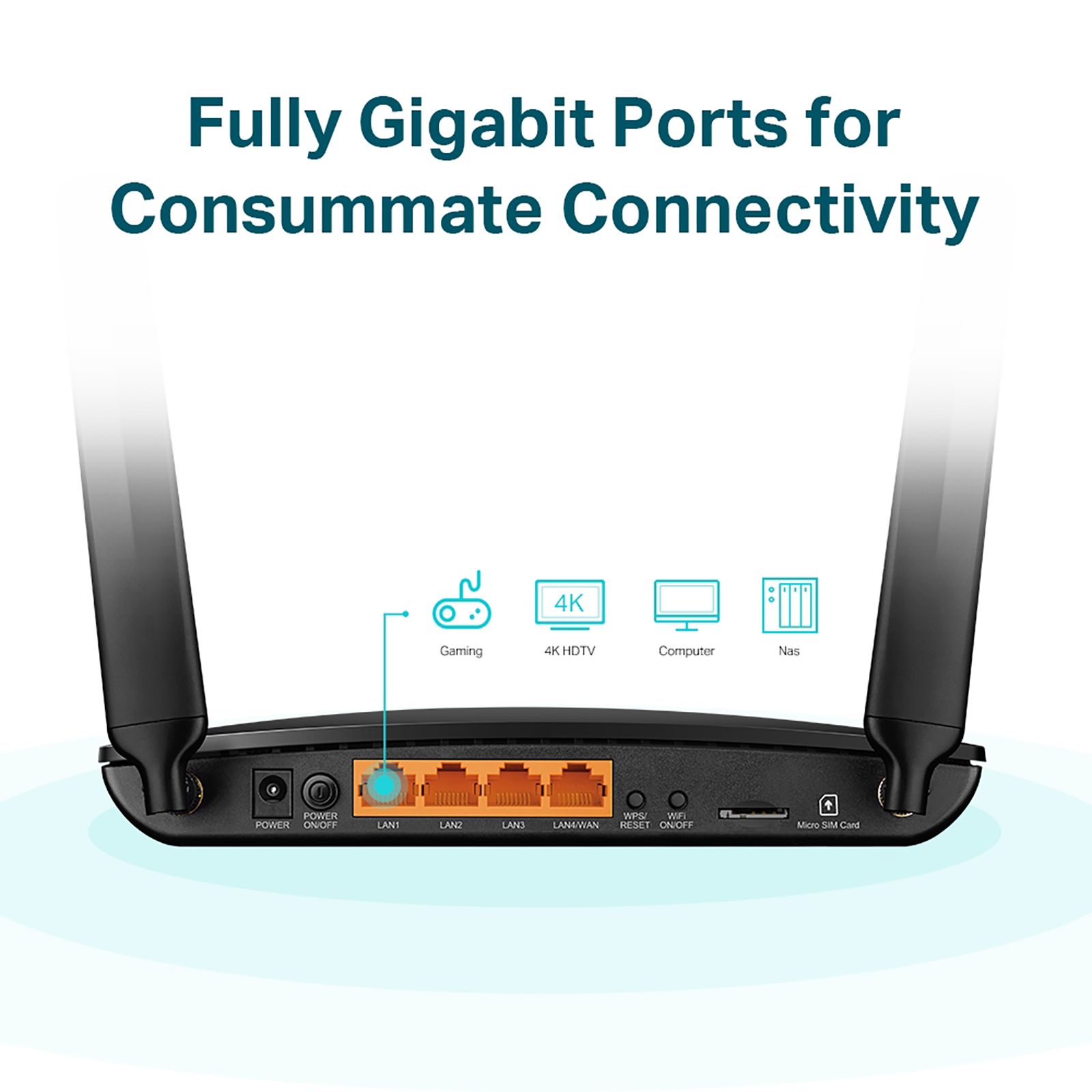 Tp-Link Archer MR600 V2 AC1200 Dual Band Wi-Fi 5 Router (2 Antennas, 4 LAN Ports, MU?MIMO, SU?MIMO, Black) Tp-Link Archer MR600 V2 AC1200 Dual Band Wi-Fi 5 Router (2 Antennas, 4 LAN Ports, MU?MIMO, SU?MIMO, Black)_9