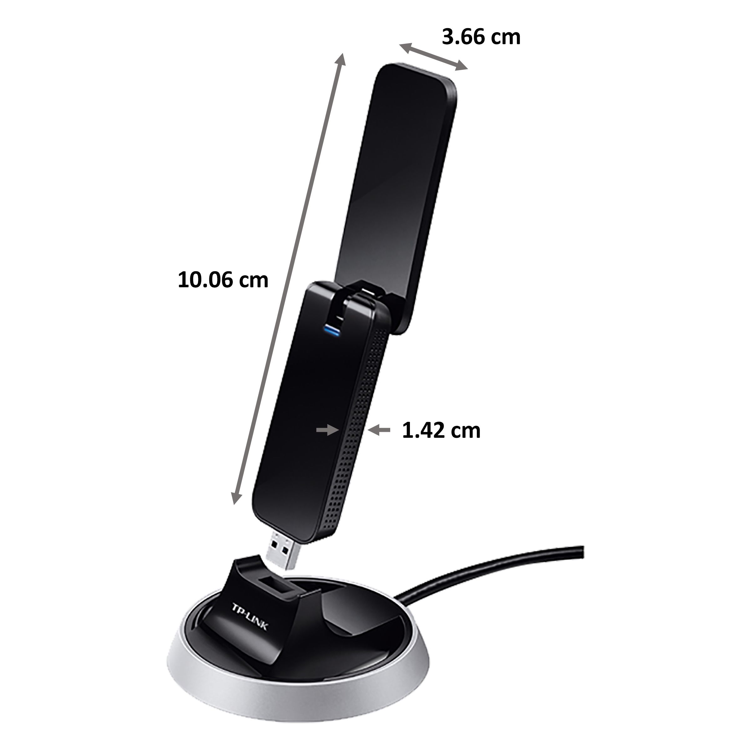 Tp-Link Archer T9UH Dual Band Network Adapter (4 Antennas, Ultimate Wi-Fi Speed, Flexible Deployment, Black) Tp-Link Archer T9UH Dual Band Network Adapter (4 Antennas, Ultimate Wi-Fi Speed, Flexible Deployment, Black)_2