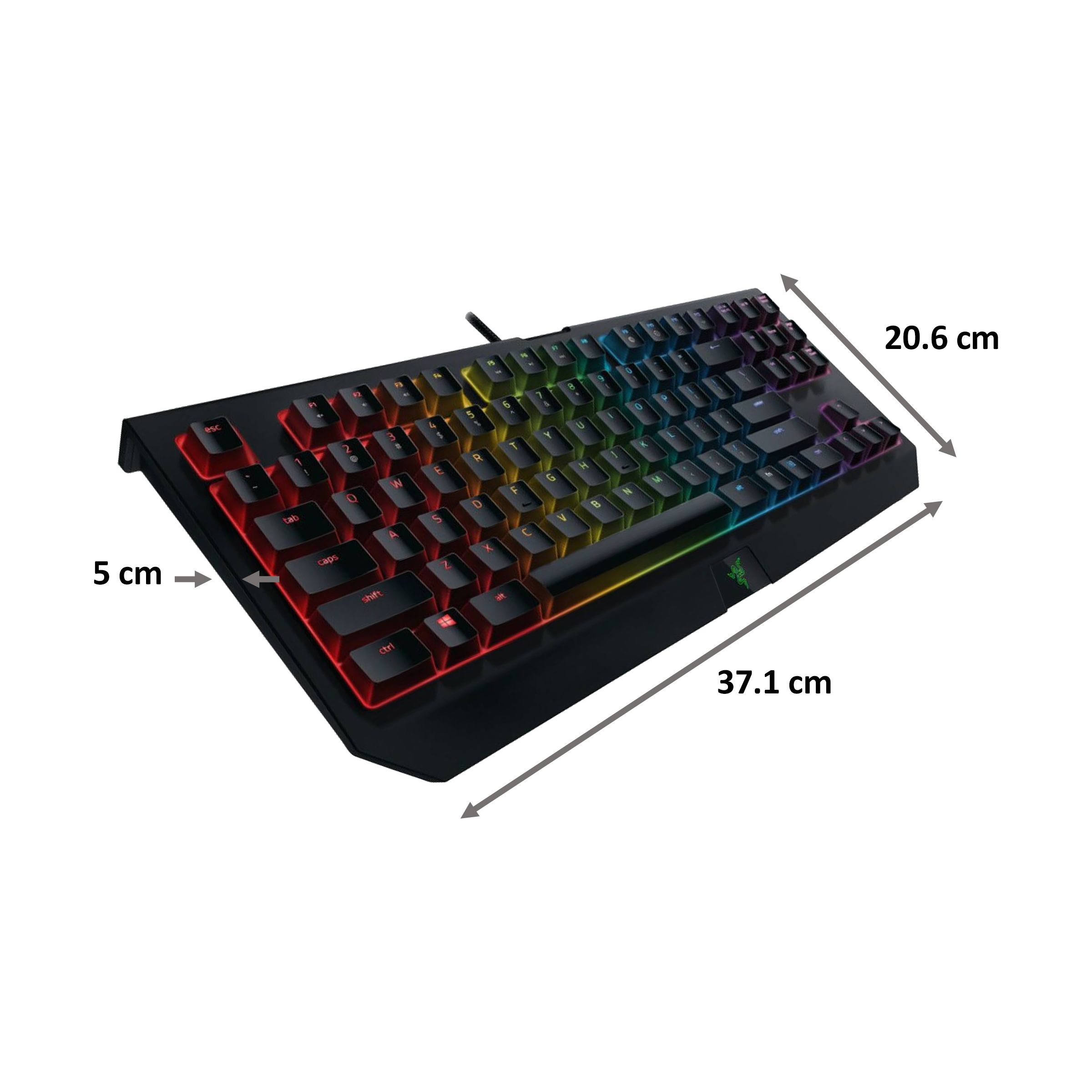 RAZER BlackWidow Tournament Edition Chroma V2 Wired Gaming Keyboard (Yellow Mechanical Switch, RZ03-02190800-R3M1, Black) RAZER BlackWidow Tournament Edition Chroma V2 Wired Gaming Keyboard (Yellow Mechanical Switch, RZ03-02190800-R3M1, Black)_2