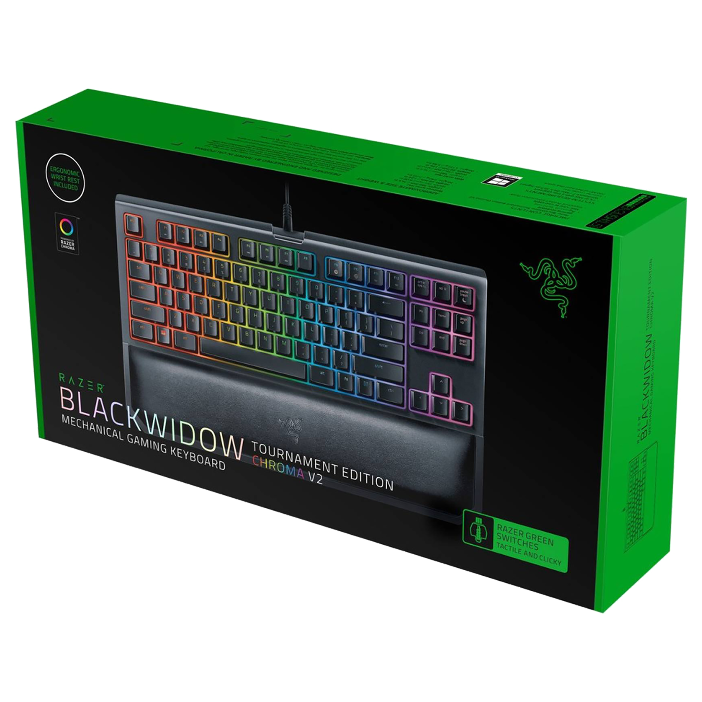RAZER BlackWidow Tournament Edition Chroma V2 Wired Gaming Keyboard (Yellow Mechanical Switch, RZ03-02190800-R3M1, Black) RAZER BlackWidow Tournament Edition Chroma V2 Wired Gaming Keyboard (Yellow Mechanical Switch, RZ03-02190800-R3M1, Black)_9