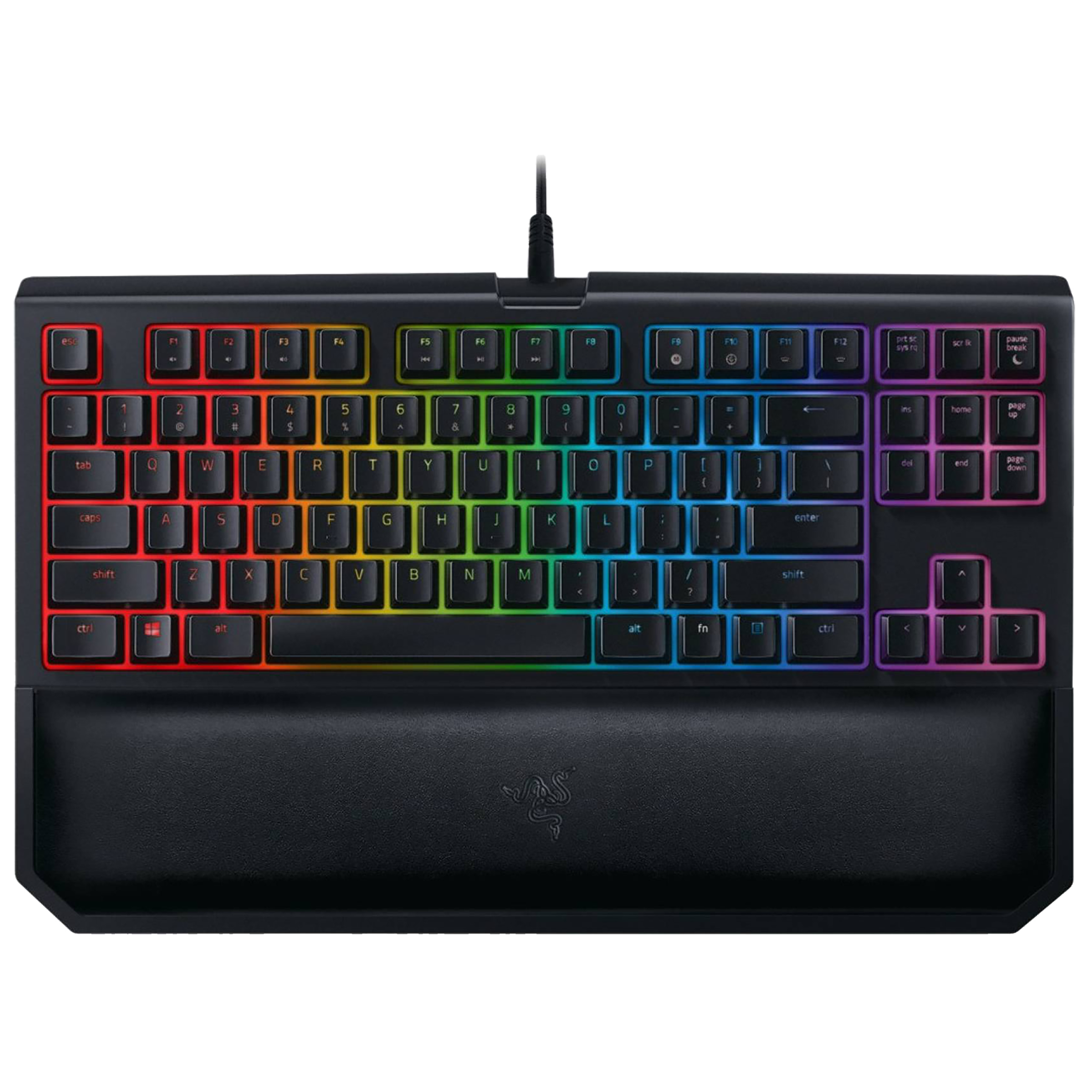 RAZER BlackWidow Tournament Edition Chroma V2 Wired Gaming Keyboard (Yellow Mechanical Switch, RZ03-02190800-R3M1, Black) RAZER BlackWidow Tournament Edition Chroma V2 Wired Gaming Keyboard (Yellow Mechanical Switch, RZ03-02190800-R3M1, Black)_1