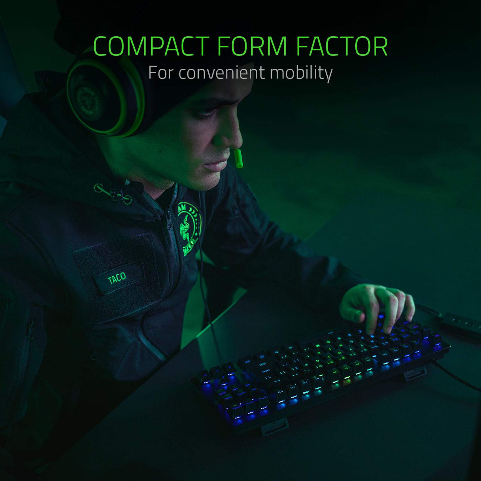 RAZER Huntsman Tournament Edition Wired Gaming Keyboard (Linear Optical Switch, RZ03-03080100-R3M1, Black) RAZER Huntsman Tournament Edition Wired Gaming Keyboard (Linear Optical Switch, RZ03-03080100-R3M1, Black)_8