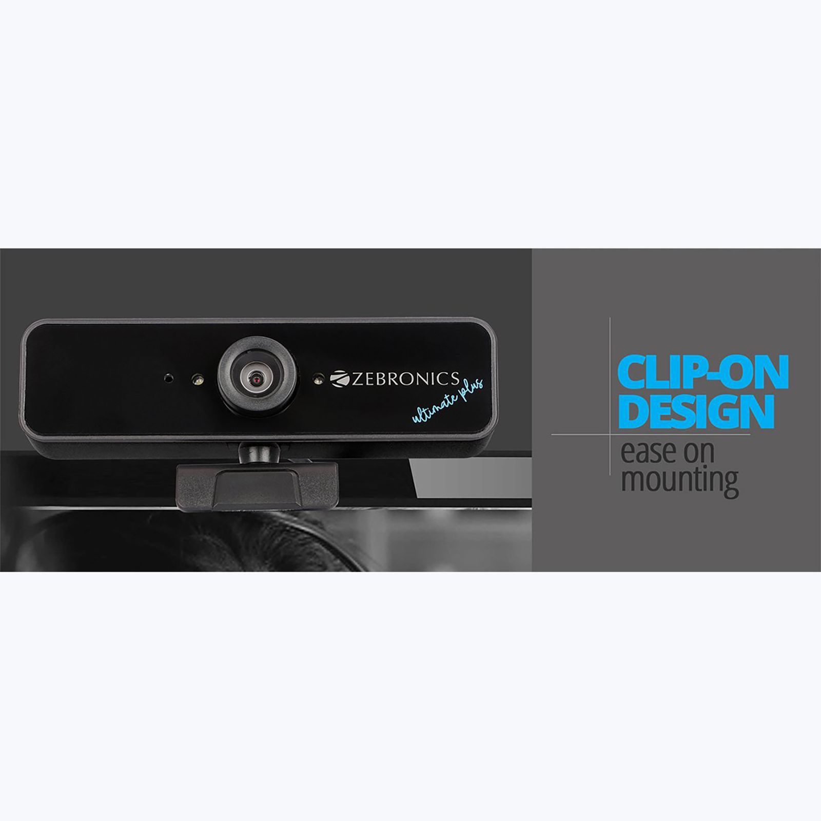 ZEBRONICS USB Web Cam (Night Vision, ZEB-Ultimate Plus, Black) ZEBRONICS USB Web Cam (Night Vision, ZEB-Ultimate Plus, Black)_4