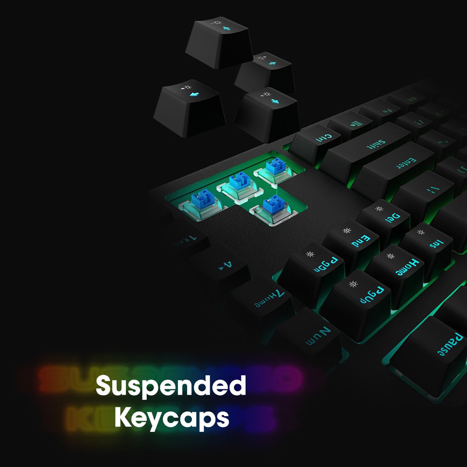 ZEBRONICS Max Plus V2 Wired Gaming Keyboard with Integrated Multimedia Keys (5 LED Speed Modes, Black)_10