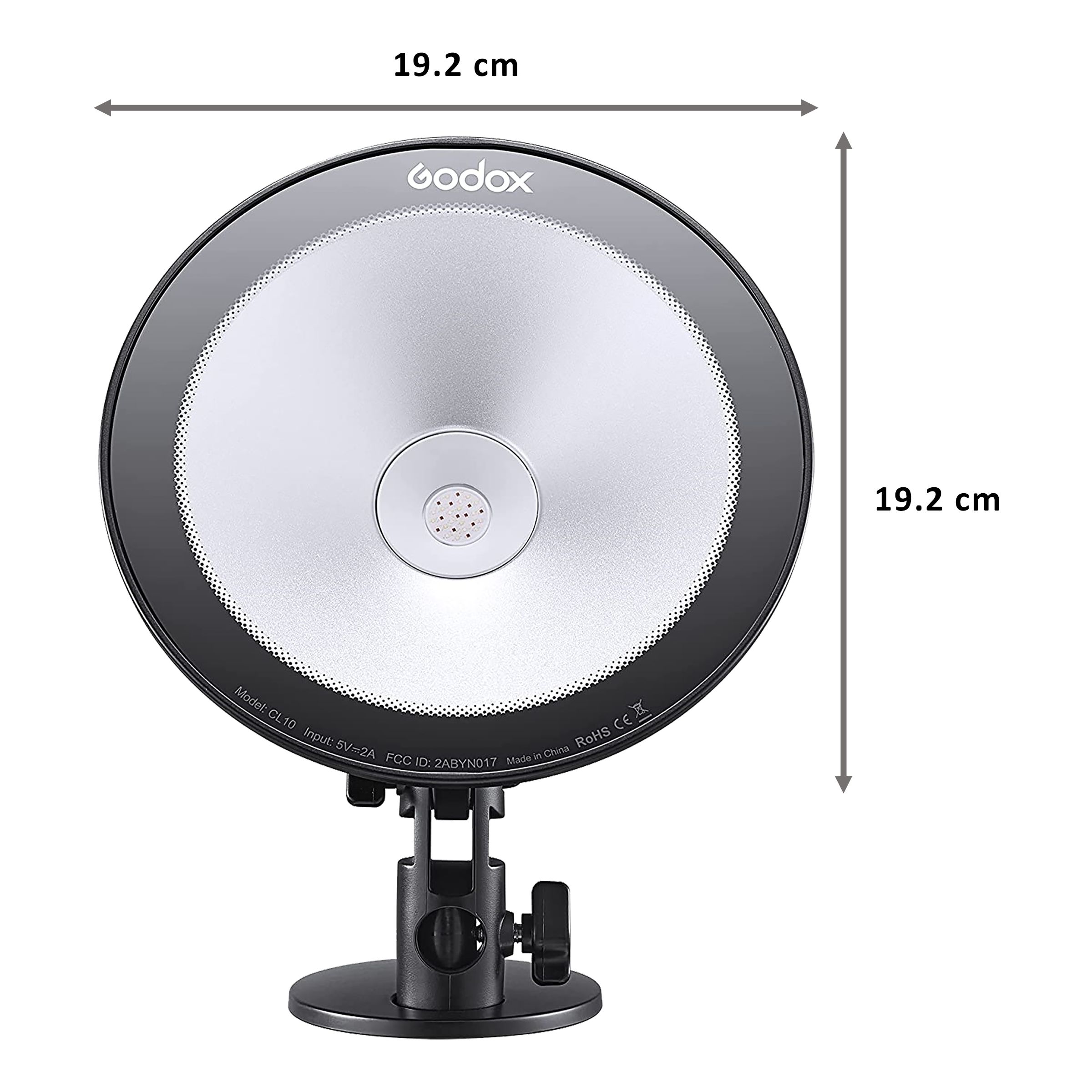 Godox CL10 LED Light with Remote, Tripod for Videography & Live Streaming (Built-In RGB & HSI Color)_2