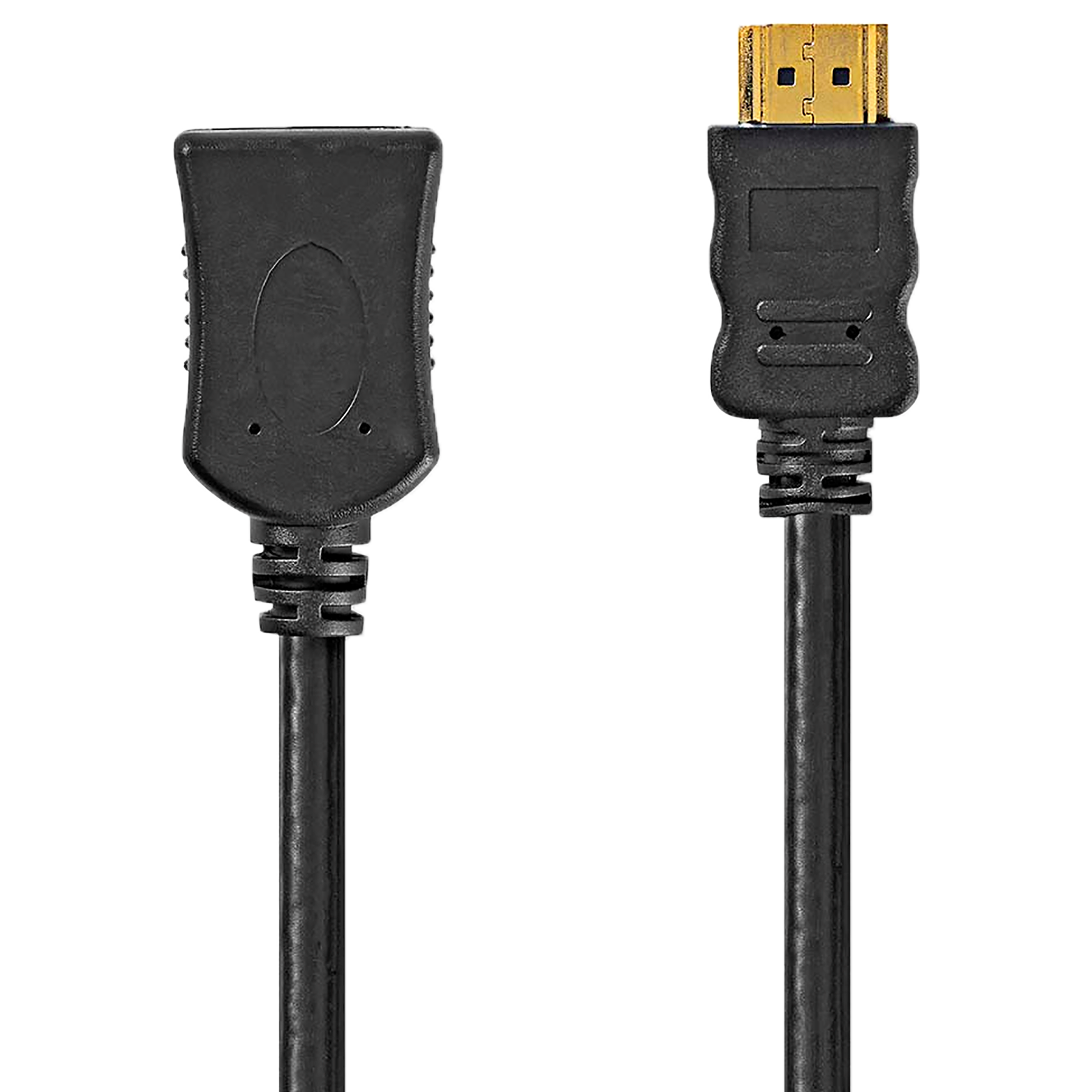Nedis CVGP34090BK20 PVC 2 Meter HDMI Connector to HDMI Data Transfer HDMI Cable (Advanced Display Technologies, Black) Nedis CVGP34090BK20 PVC 2 Meter HDMI Connector to HDMI Data Transfer HDMI Cable (Advanced Display Technologies, Black)_1