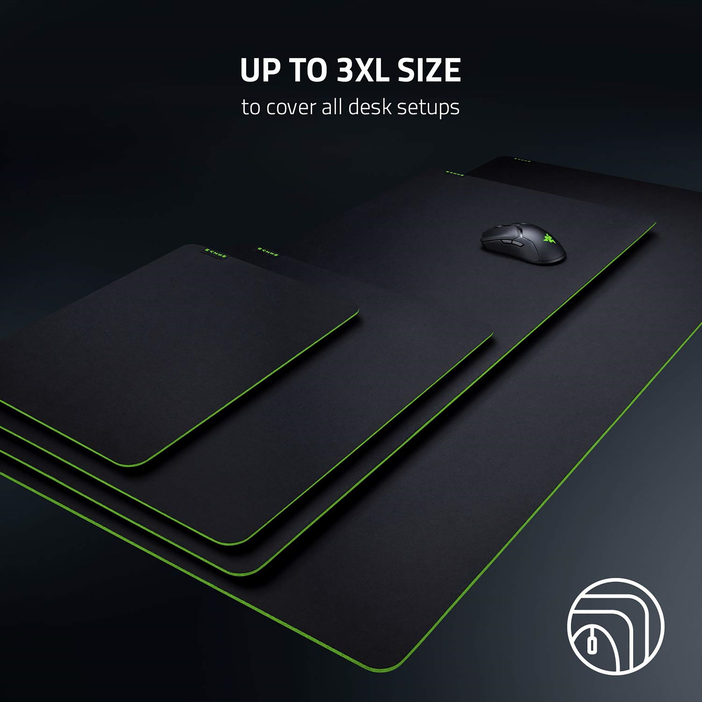 RAZER Gigantus Gaming Mouse Pad (High-Density Rubber Foam, RZ02-03330500-R3M1, Black)_5