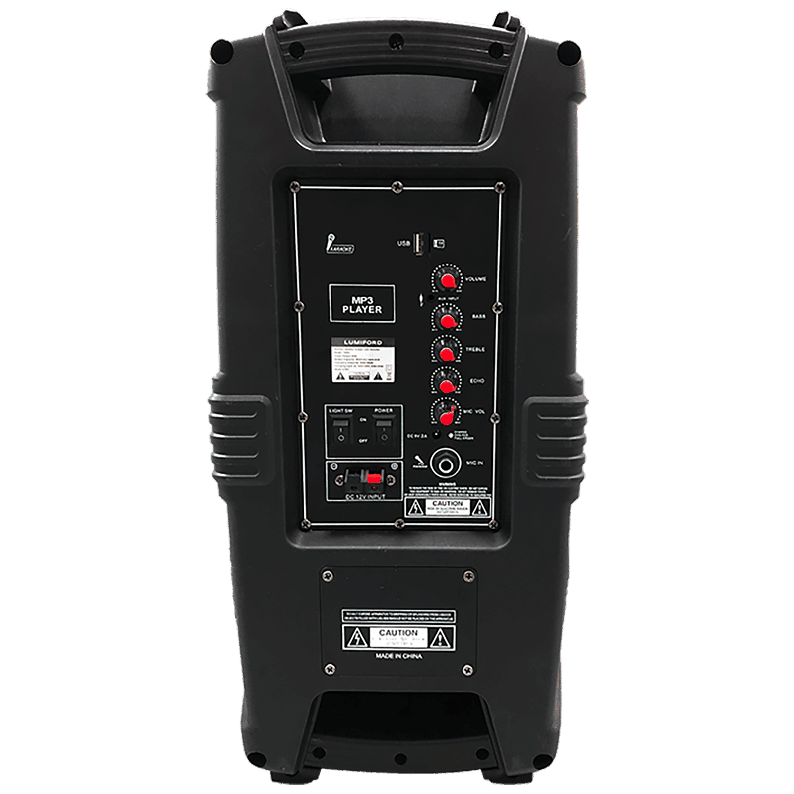 LUMIFORD 50 Watts Party Speaker (Recording Support, LFTS001, Black) LUMIFORD 50 Watts Party Speaker (Recording Support, LFTS001, Black)_4