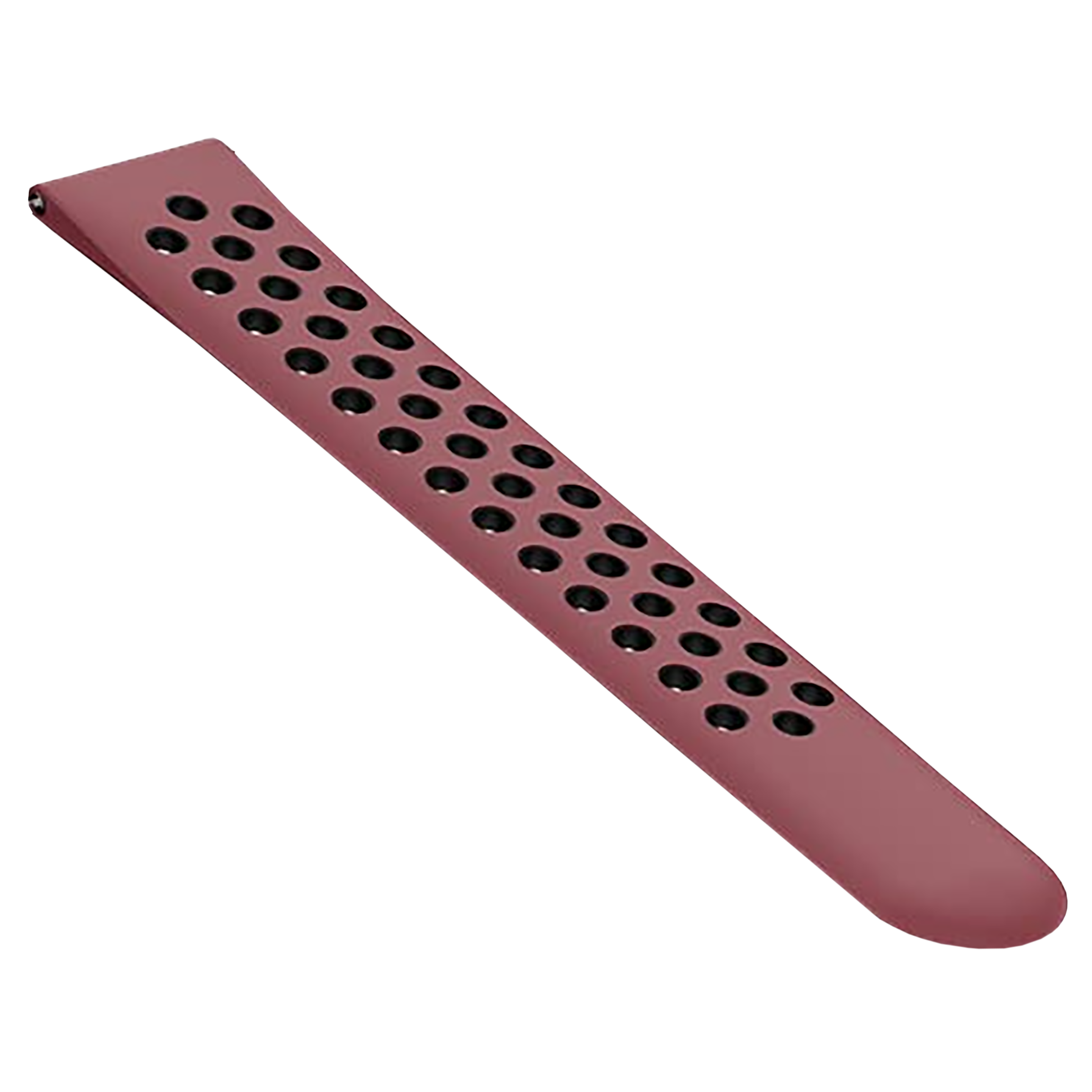 Noise Sports Edition Silicone Sport Strap for Noise ColorFit & NoiseFit (22mm) (Lightweight & Rugged, Wine Black)_9
