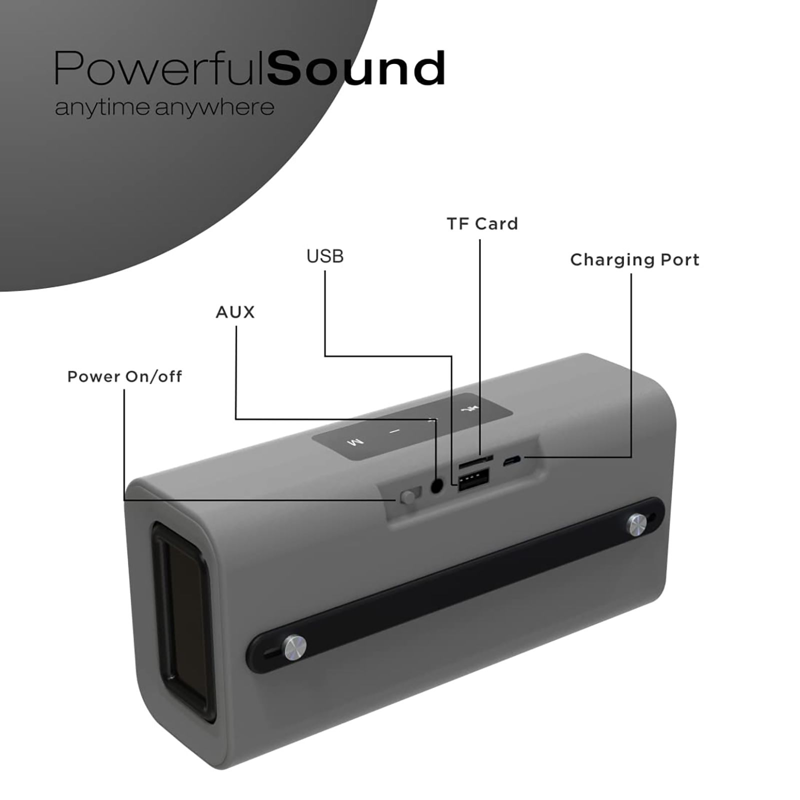 I KALL 5.0 Channel 10 Watts Portable Speaker (Analogue Tuning, BT102, Black) I KALL 5.0 Channel 10 Watts Portable Speaker (Analogue Tuning, BT102, Black)_4