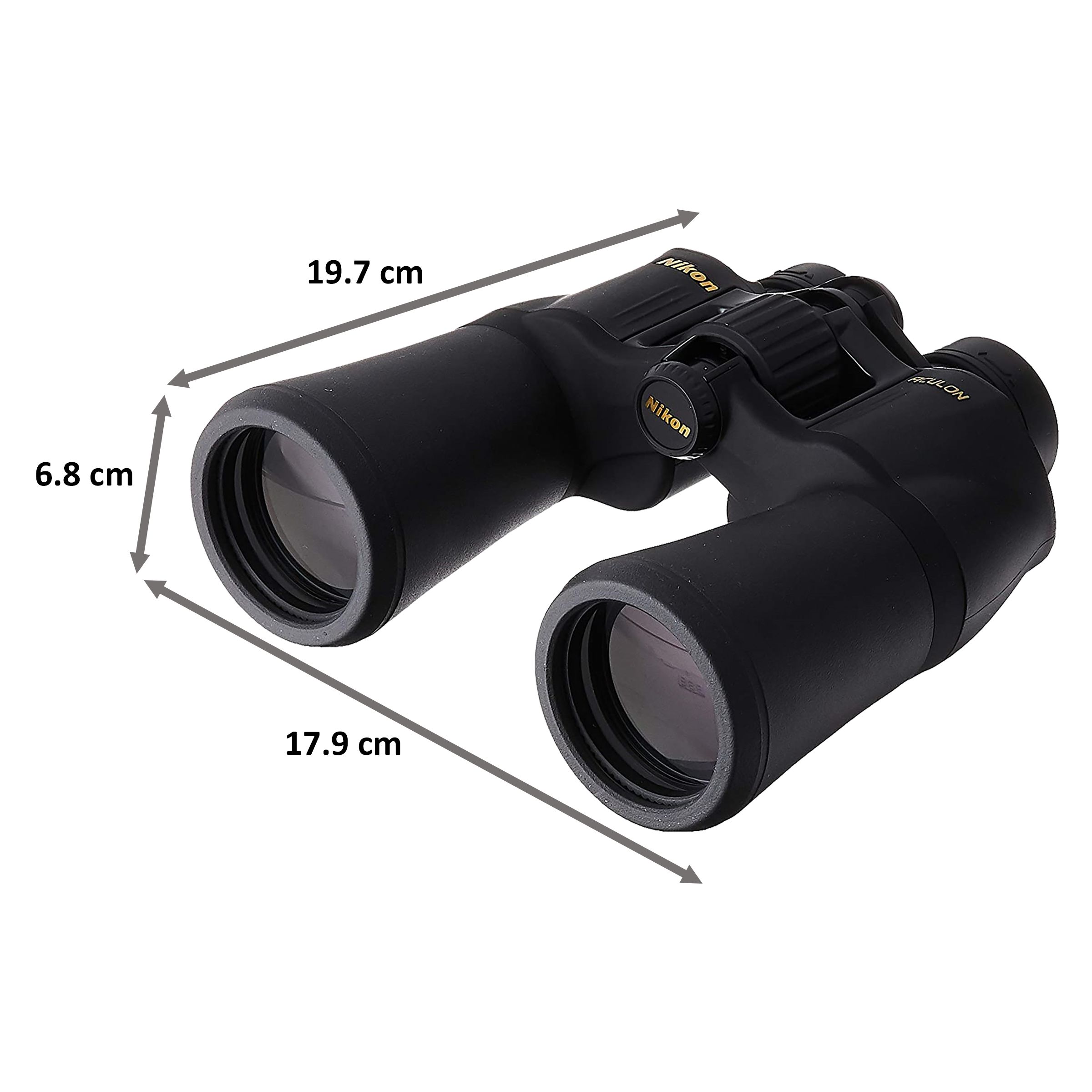 Nikon Aculon A211 12x 50mm Porro Prism Optical Binoculars (Superior Optical Performance, BAA815SA, Black) Nikon Aculon A211 12x 50mm Porro Prism Optical Binoculars (Superior Optical Performance, BAA815SA, Black)_2