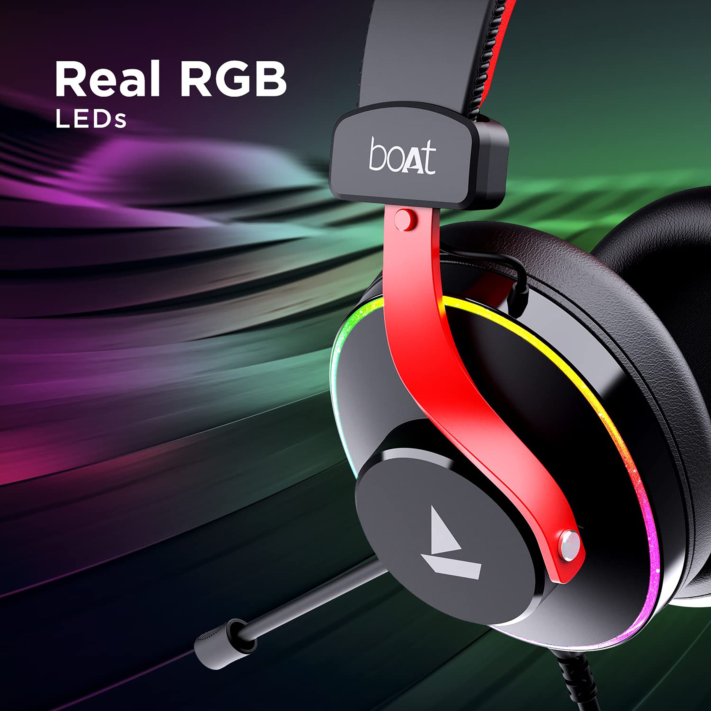 boAt Immortal IM-700 Wired Gaming Headset with Environmental Noise Cancellation (Intelligent Denoising Mic, Over Ear, Black Sabre)_4