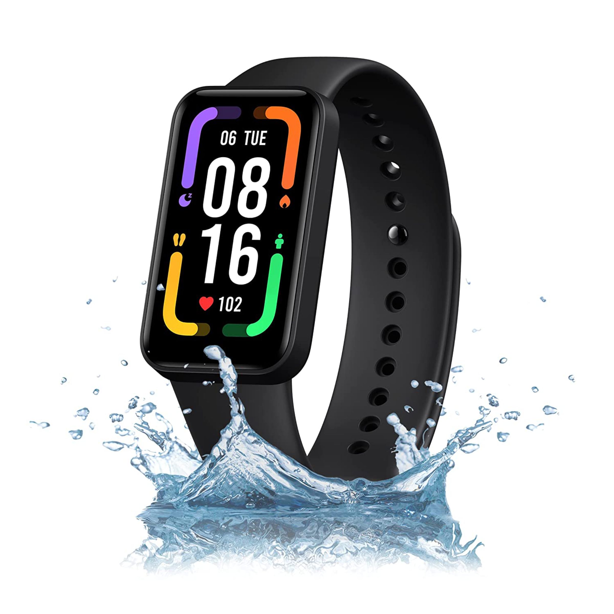 Xiaomi Pro Smart Band with 110+ Fitness Modes (1.47 Inch Always-On AMOLED Display, 5ATM Water Resistant, Black Strap)_4
