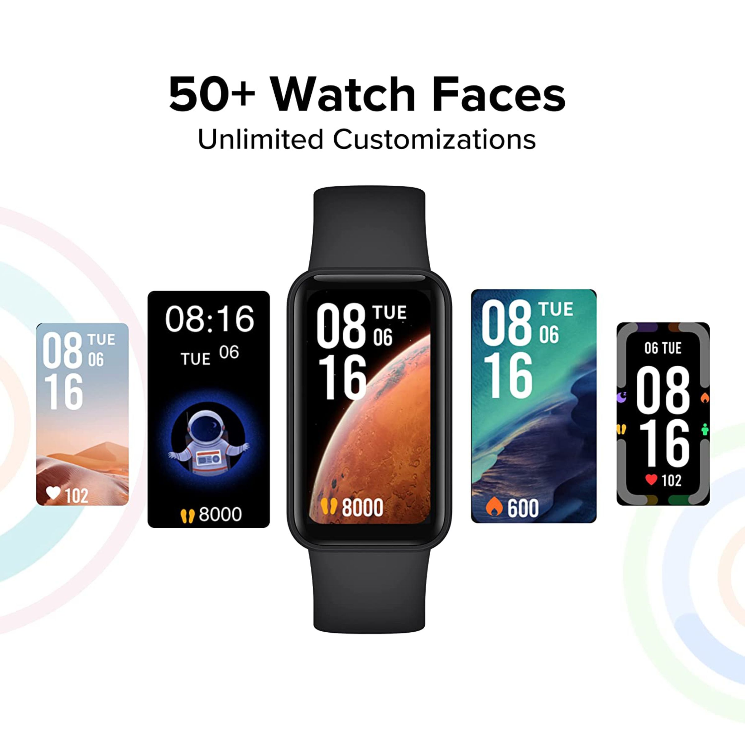 Xiaomi Pro Smart Band with 110+ Fitness Modes (1.47 Inch Always-On AMOLED Display, 5ATM Water Resistant, Black Strap)_6