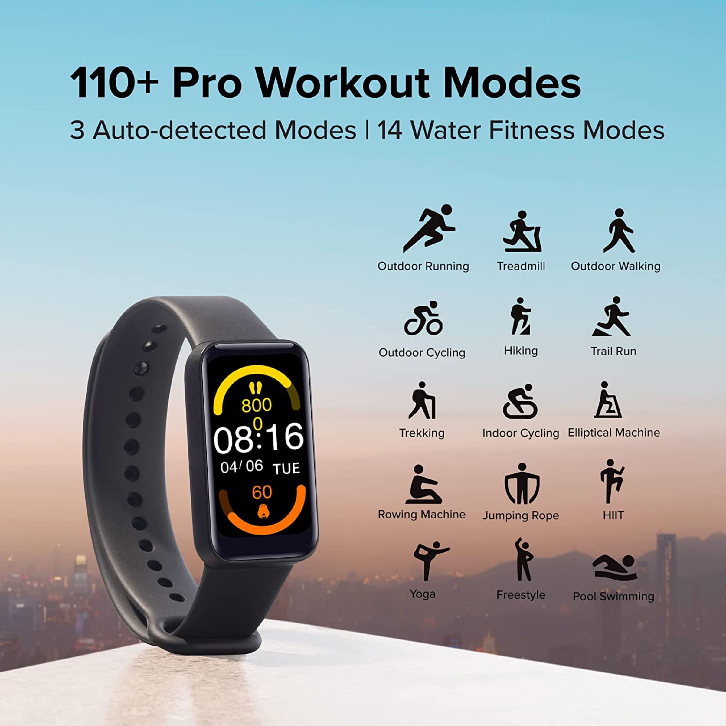 Xiaomi Pro Smart Band with 110+ Fitness Modes (1.47 Inch Always-On AMOLED Display, 5ATM Water Resistant, Black Strap)_9