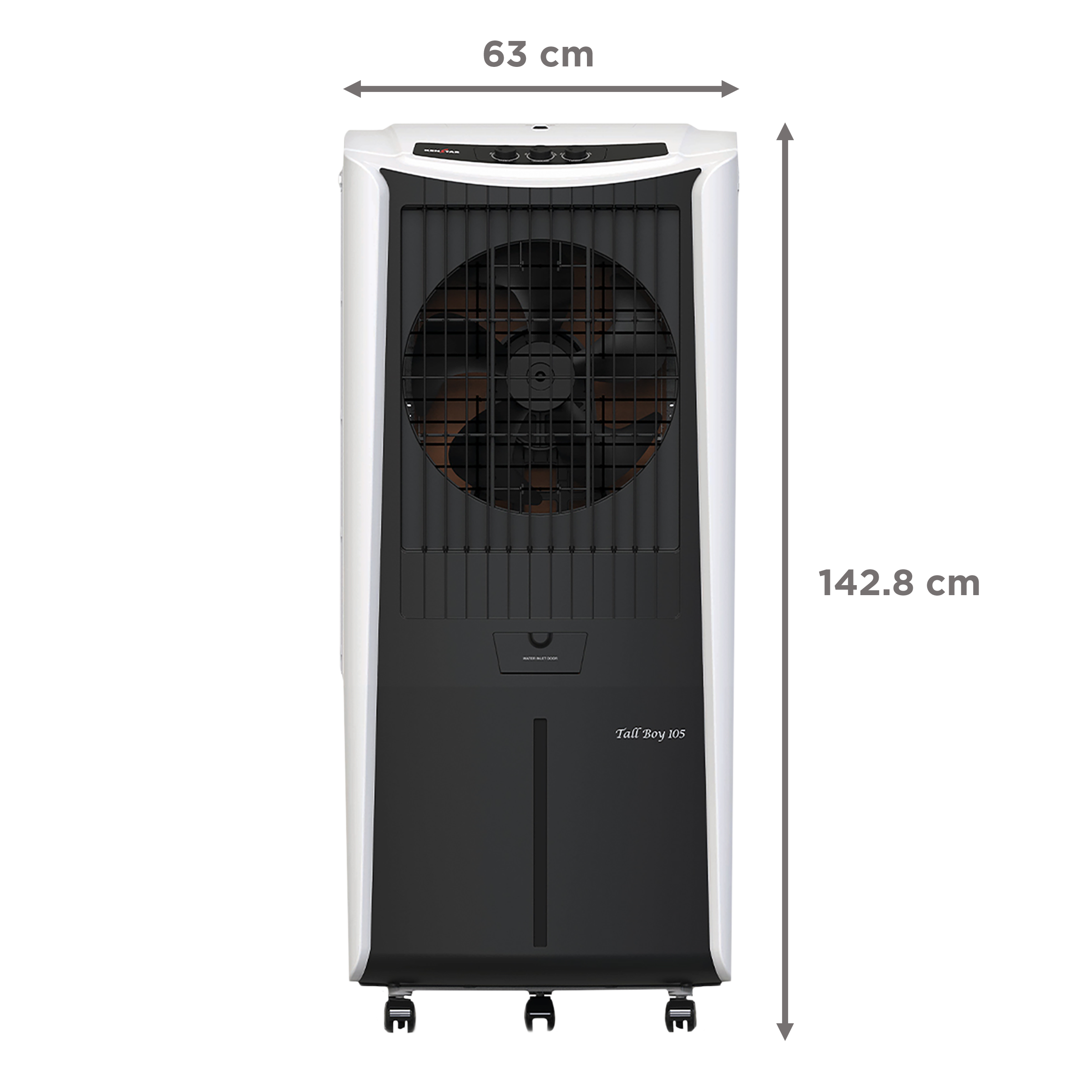 KENSTAR TALLBOY HC 105 Litres Desert Air Cooler (Honeycomb Cooling Technology, KCLTLBBK105FMH-ESV, Black & White)_9