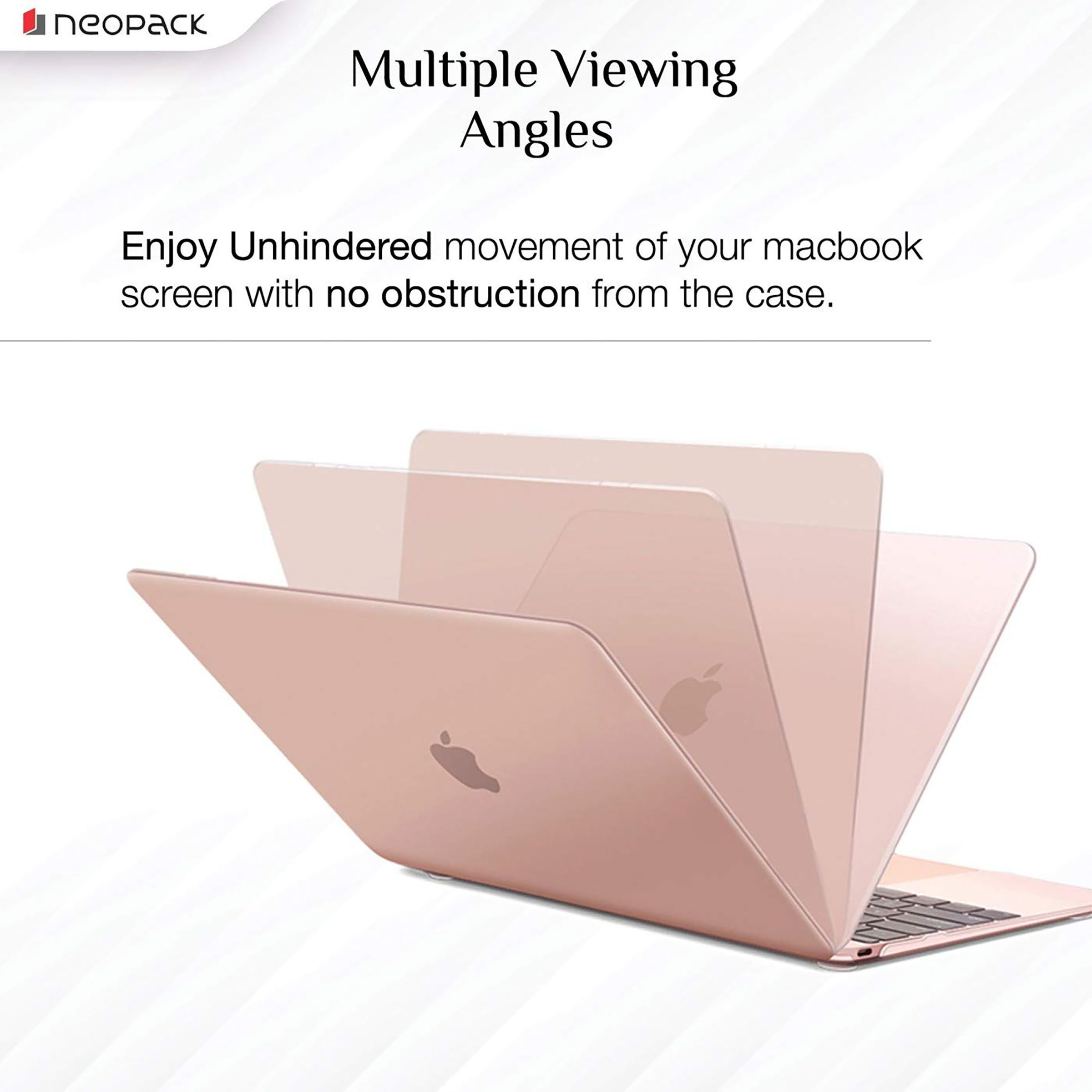 neopack iShield Hardshell Plastic Back Case For MacBook Pro 13 Inch (Silicone Keyboard Guard, 14CLNMP13, Clear)_8