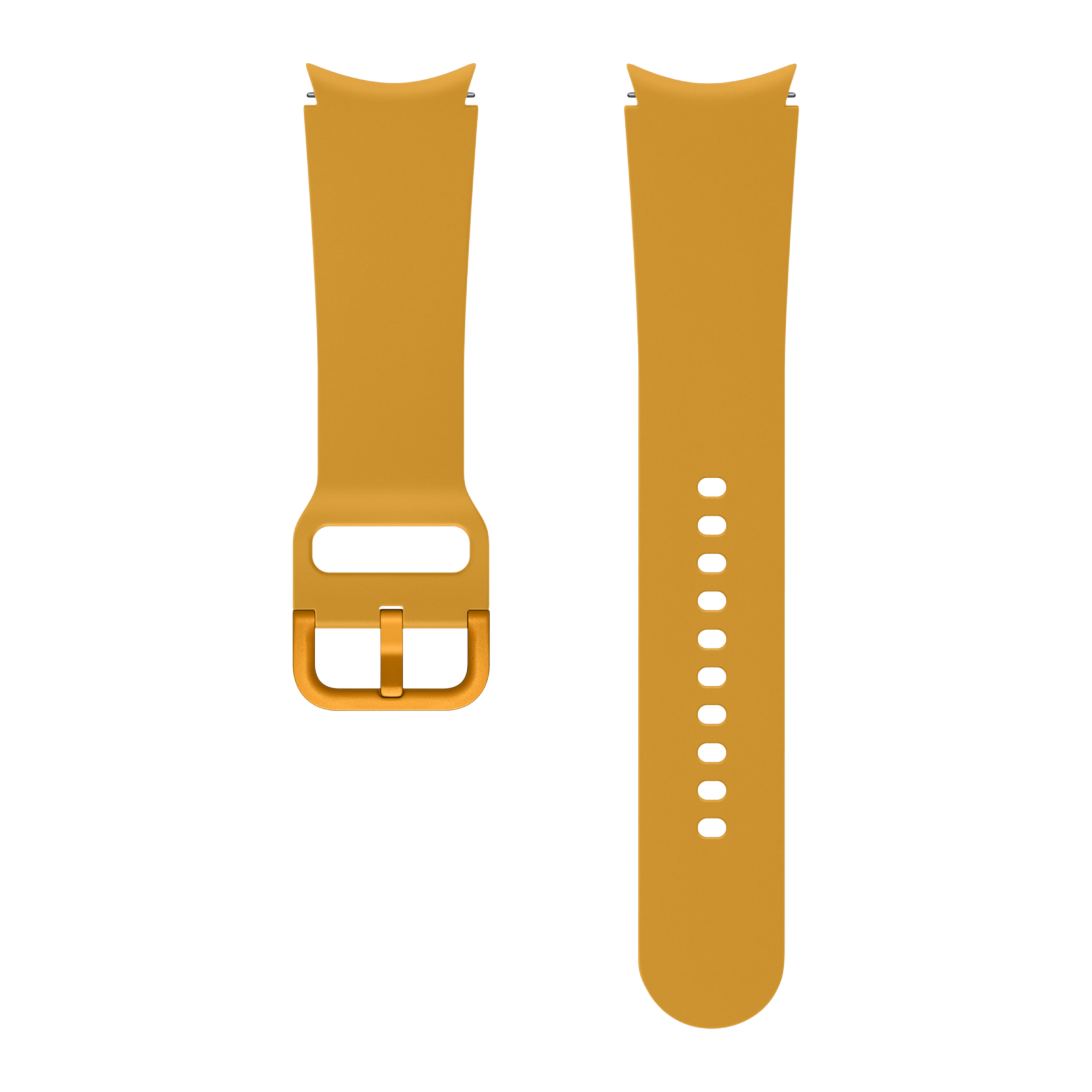 SAMSUNG Fluoroelastomer Sport Band for SAMSUNG Galaxy Watch4 & Watch4 Classic (20mm, M / L) (Durable & Sweat Resistance, Mustard) SAMSUNG Fluoroelastomer Sport Band for SAMSUNG Galaxy Watch4 & Watch4 Classic (20mm, M / L) (Durable & Sweat Resistance, Mustard)_1