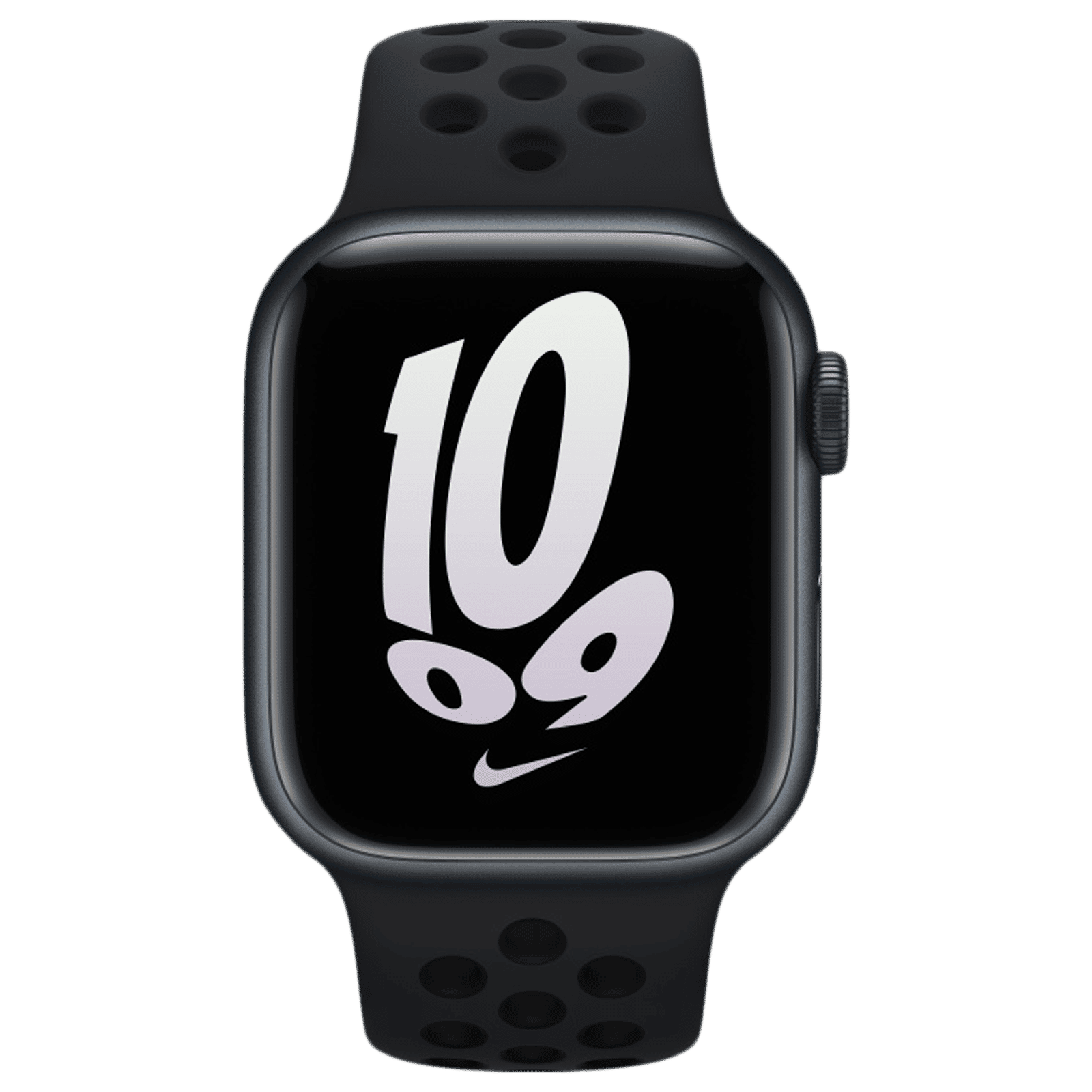 Apple Nike Fluoroelastomer Strap for Apple Watch (45mm) (Durable and Comfortable, Black)_3
