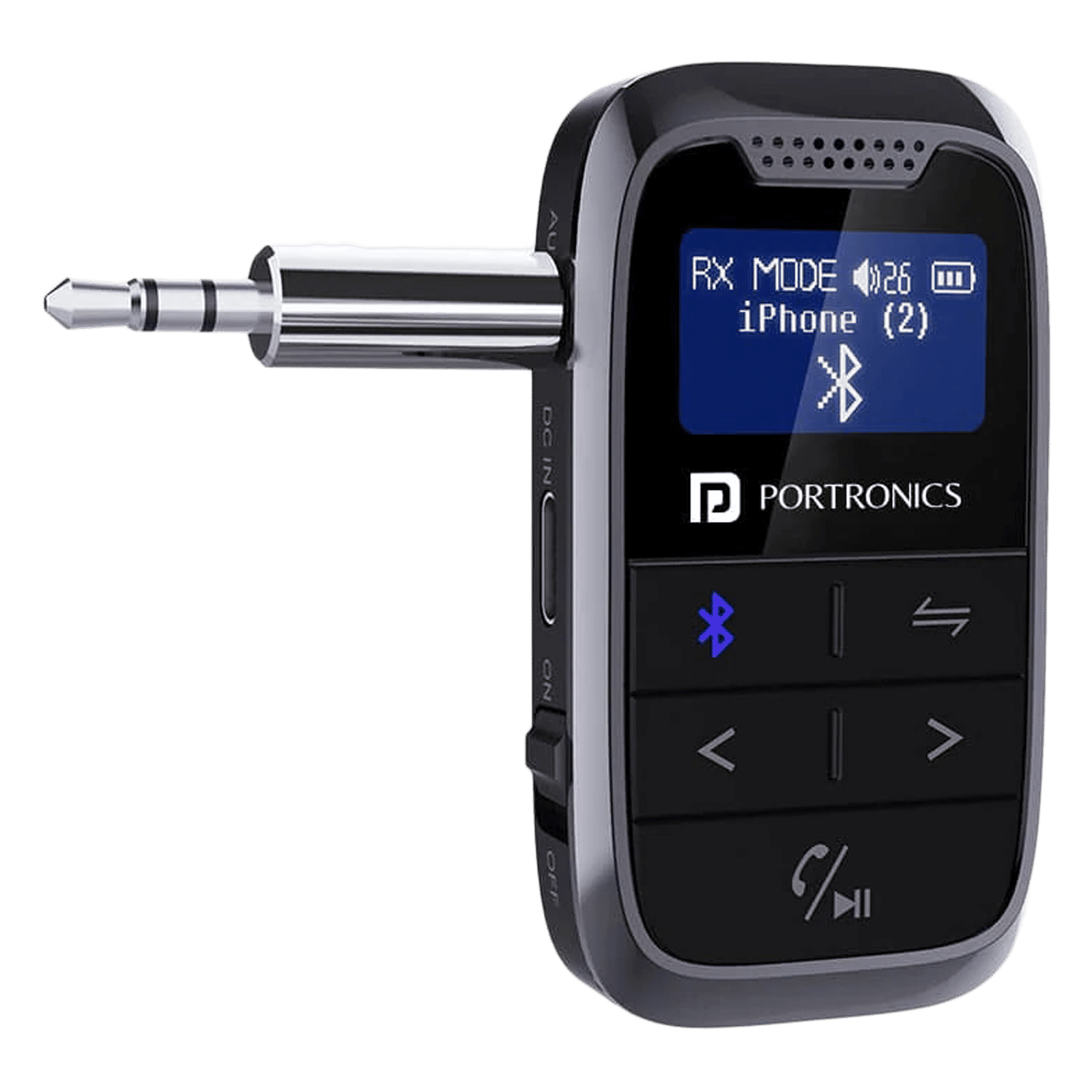 PORTRONICS Auto 18 Audio Connector (Transmission Mode, POR-1387, Black) PORTRONICS Auto 18 Audio Connector (Transmission Mode, POR-1387, Black)_1