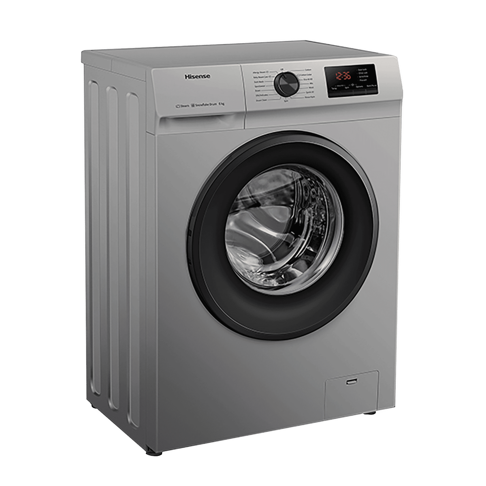 Hisense 6 kg Fully Automatic Front Load Washing Machine (Simple Life Series, WFVB6010MS, Built-in Heater, Silver) Hisense 6 kg Fully Automatic Front Load Washing Machine (Simple Life Series, WFVB6010MS, Built-in Heater, Silver)_9